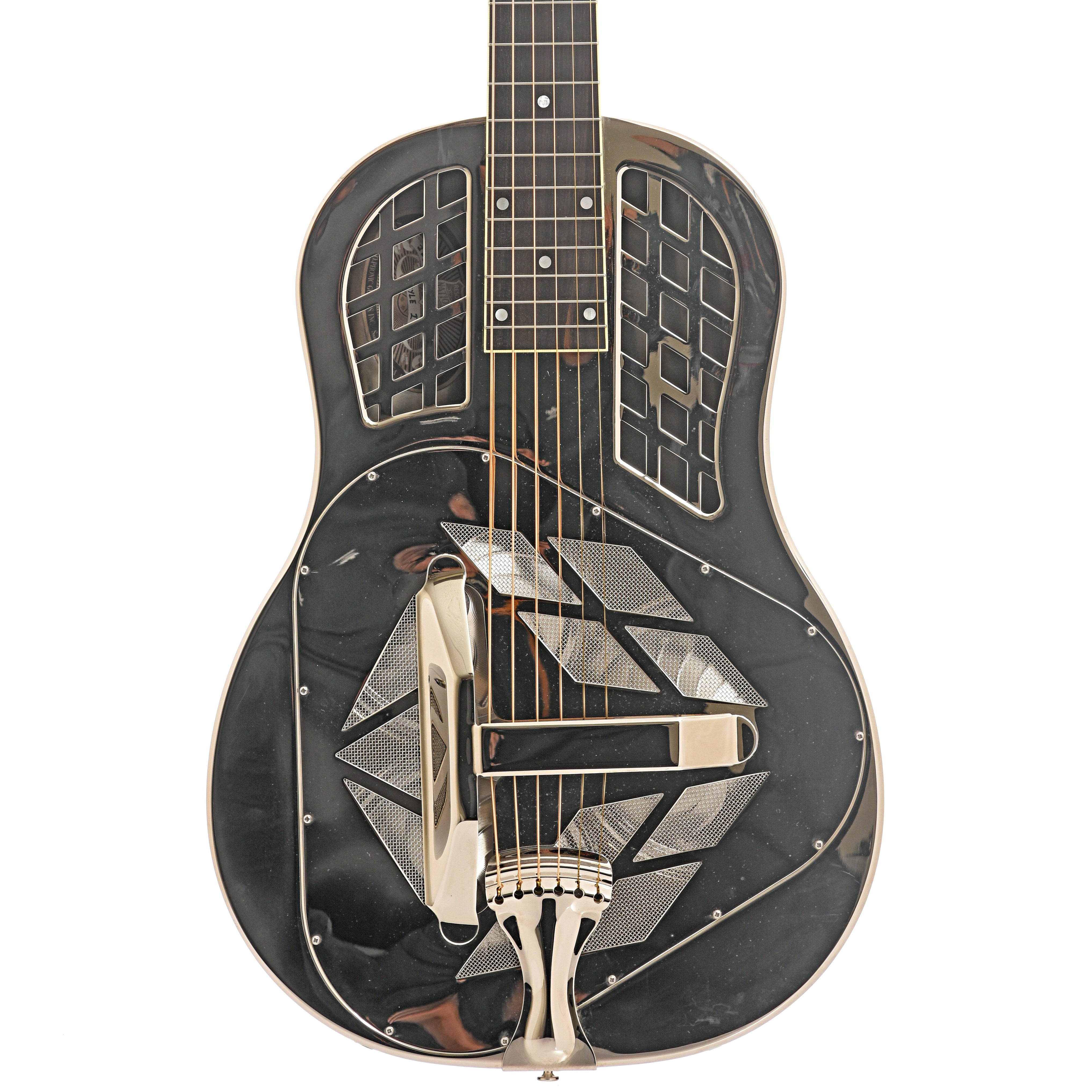 National Style I German Silver Tricone Resophonic Guitar 2015