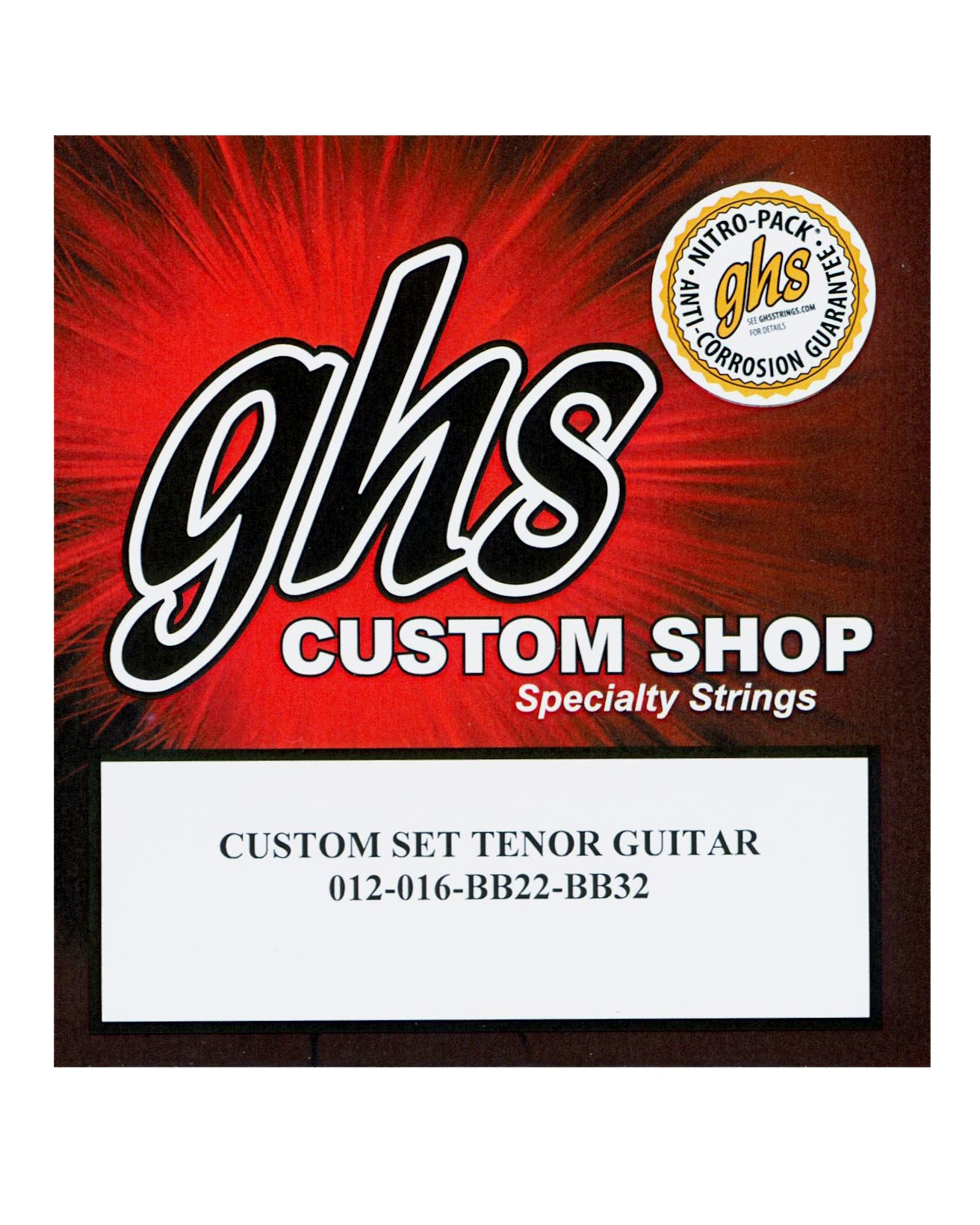 GHS Custom Bright Bronze Acoustic Tenor Guitar Strings Chicago Tuning