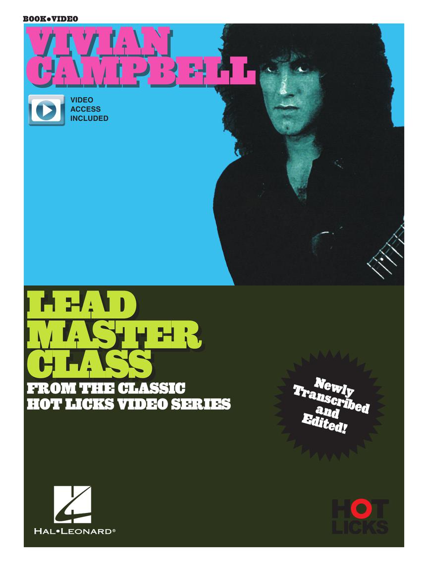 Vivian Campbell Lead Guitar Master Class - From the Classic Hot Licks –  Elderly Instruments