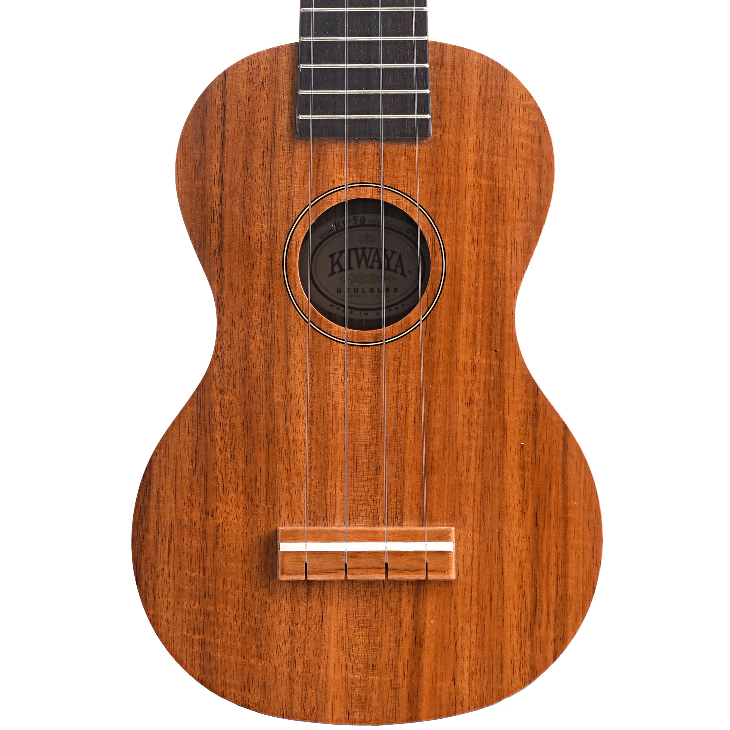 Kiwaya Eco Series KS-5G Koa Soprano Ukulele, with Geared Tuners