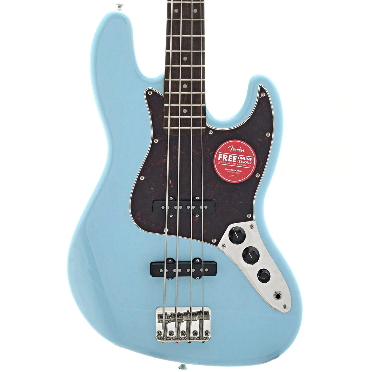 Squier jazz online bass daphne blue