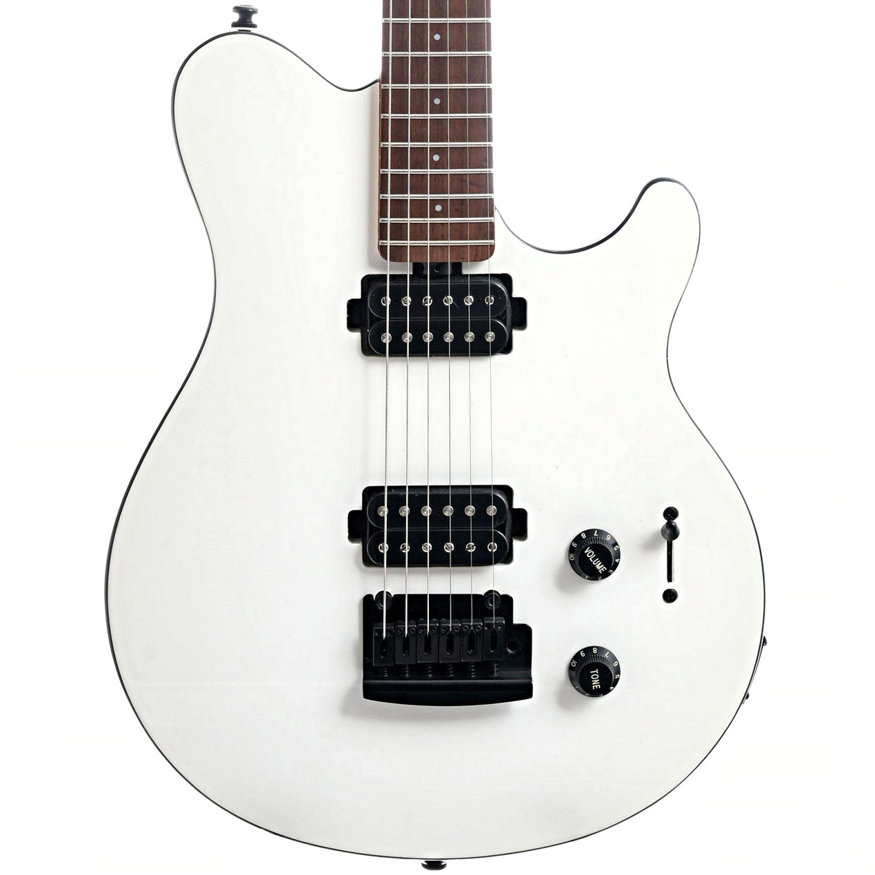 Sterling by Music Man Axis Electric Guitar, White Finish – Elderly