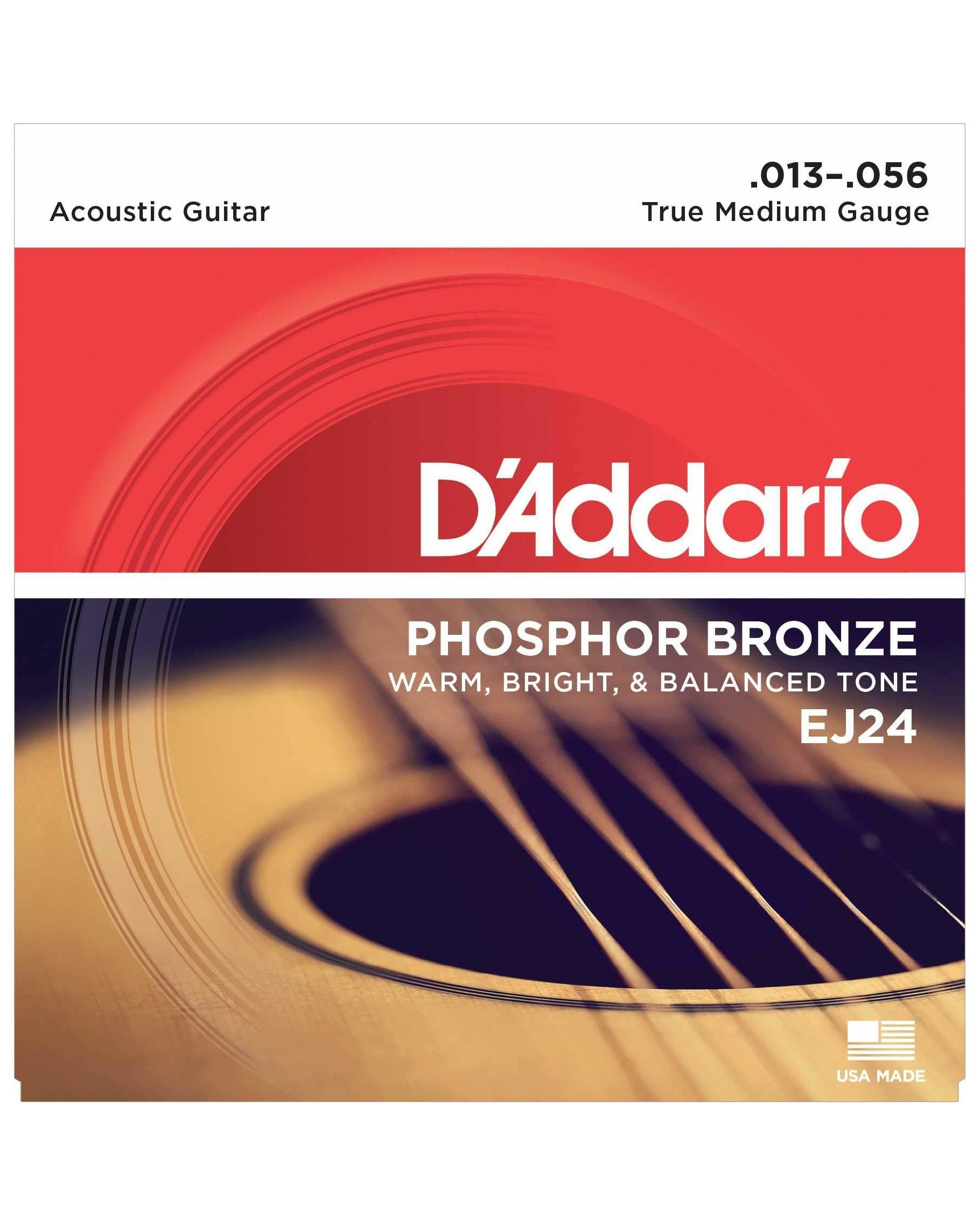 6セット D´Addario EJ24 True Medium DADGAD 013-056 Phosphor Bronze