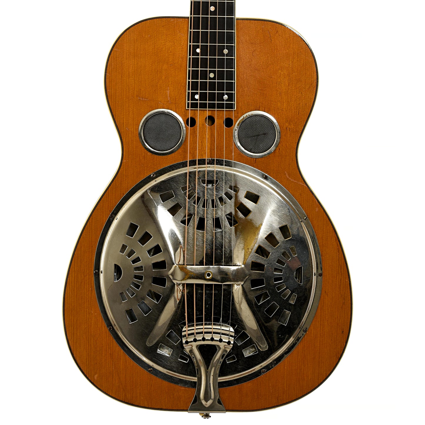 Front of Dobro Model 45 Resonator Guitar 