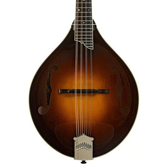 Front of Collings MT2 A-Model Mandolin & Case