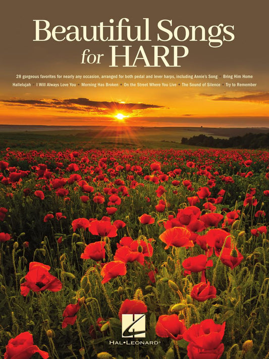 Front Cover of Beautiful Songs for Harp - SKU#49-431600  : Product Type Media : Elderly Instruments