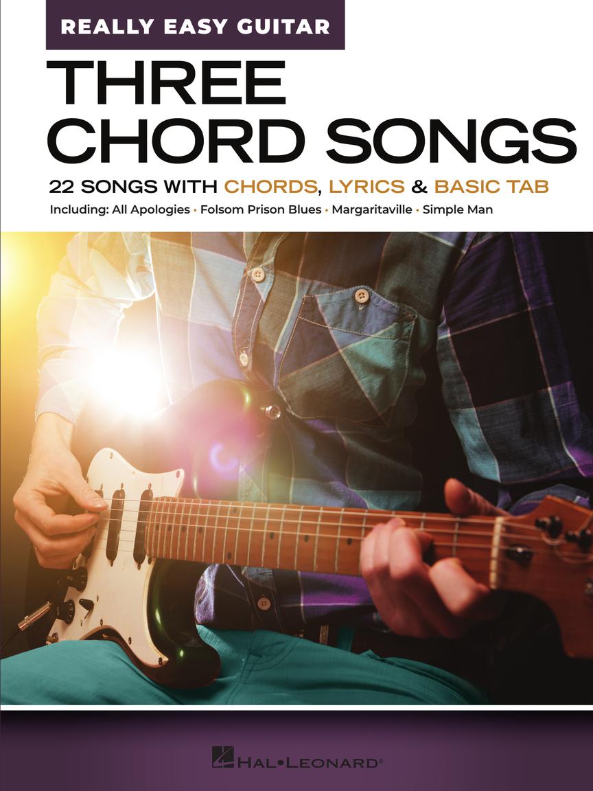 Front Cover of Three Chord Songs - Really Easy Guitar - SKU# 49-354656 : Product Type Media : Elderly Instruments