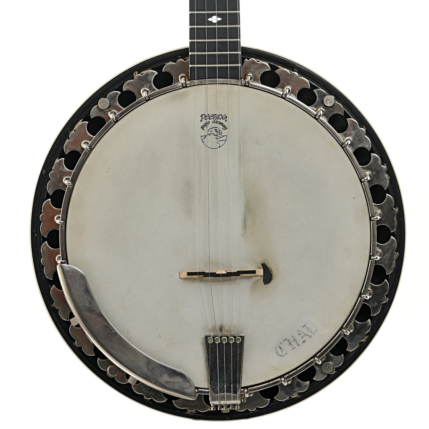 Front of Deering Deluxe Resonator Banjo (1982)