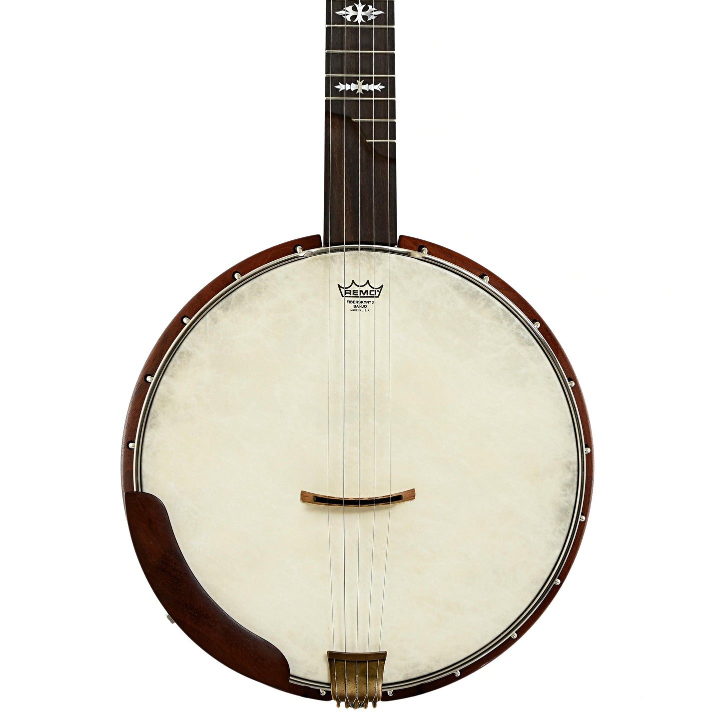 Front of J.Romero Custom Open Back Banjo