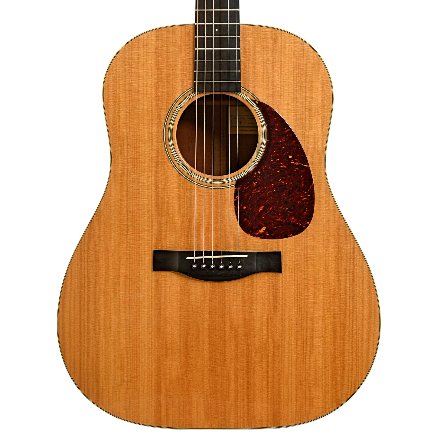 Front of Santa Cruz VJ Acoustic Guitar