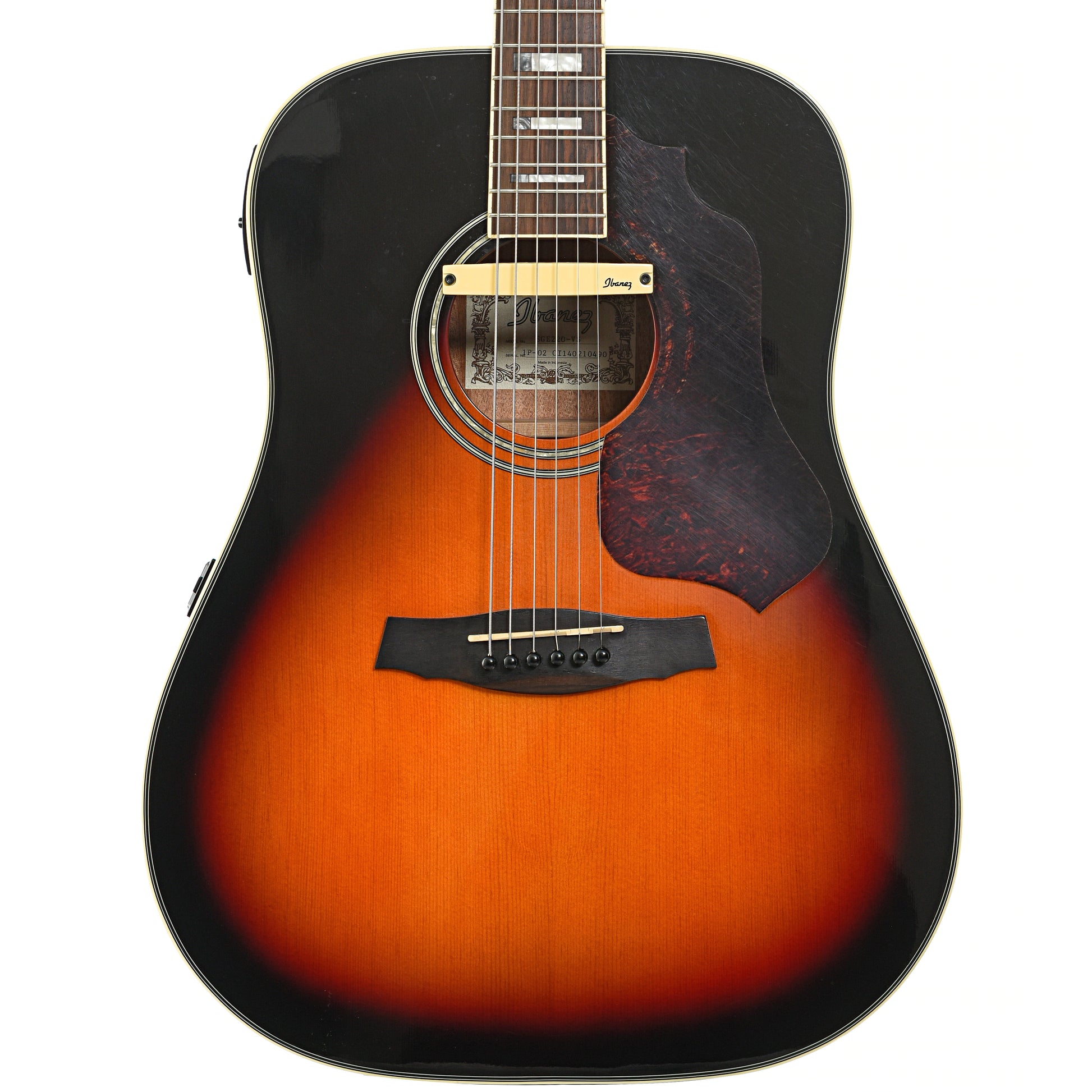 Front of Ibanez SGE-220-VS Acoustic Guitar