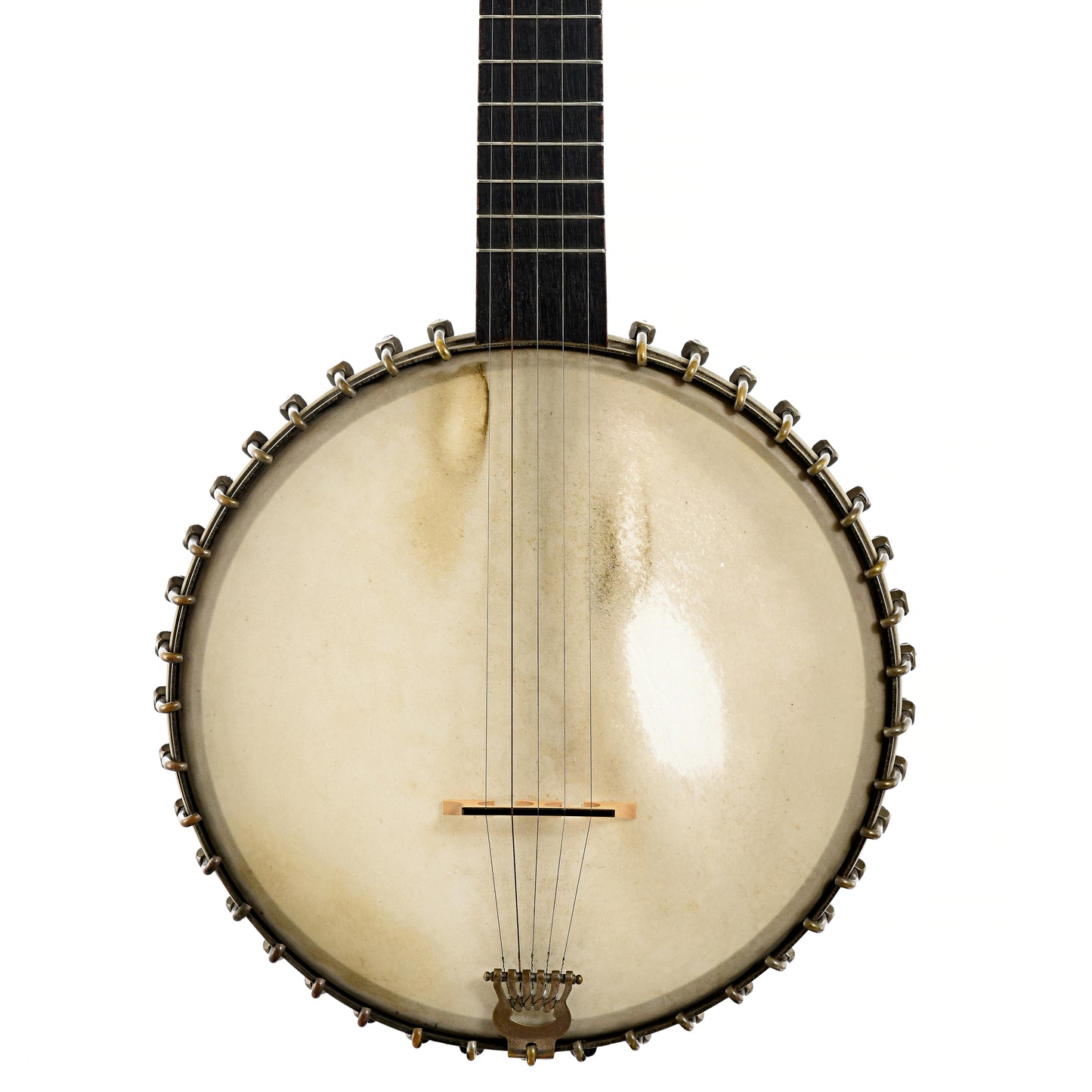 Front of Sterling Buckbee-Style Open Back Banjo