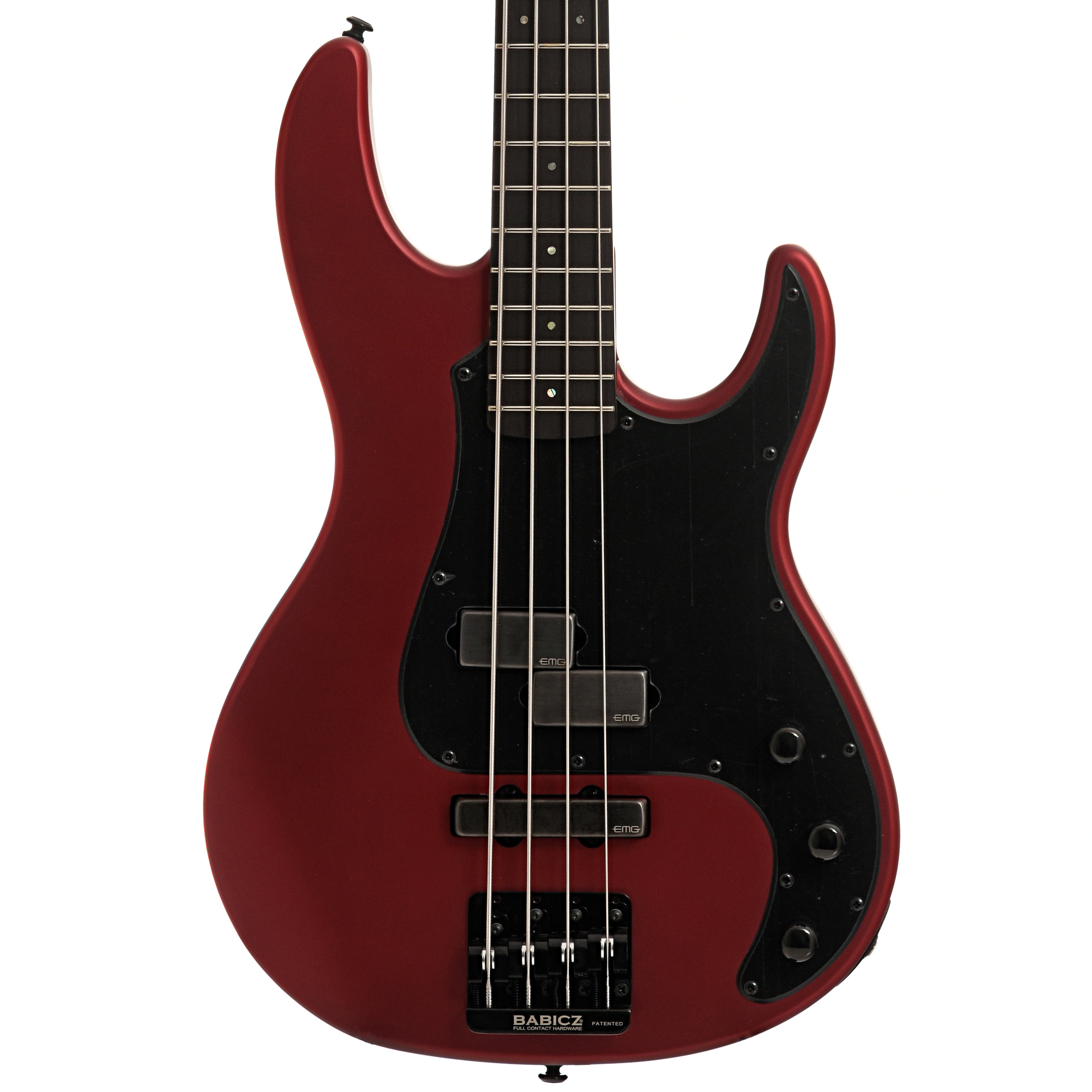 ESP LTD AP-4 4-String Bass, Candy Apple Red Satin – Elderly Instruments