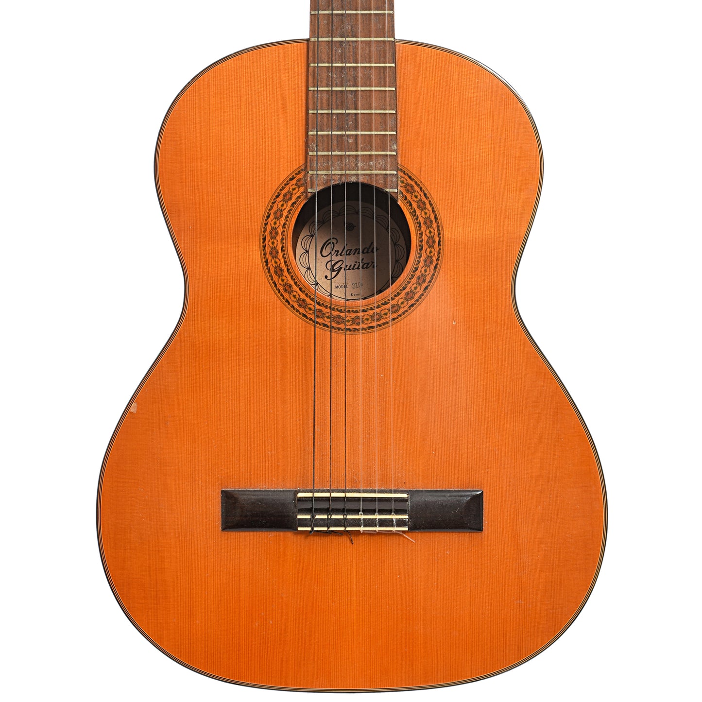 Front of Orlando Model 310 Classical Guitar