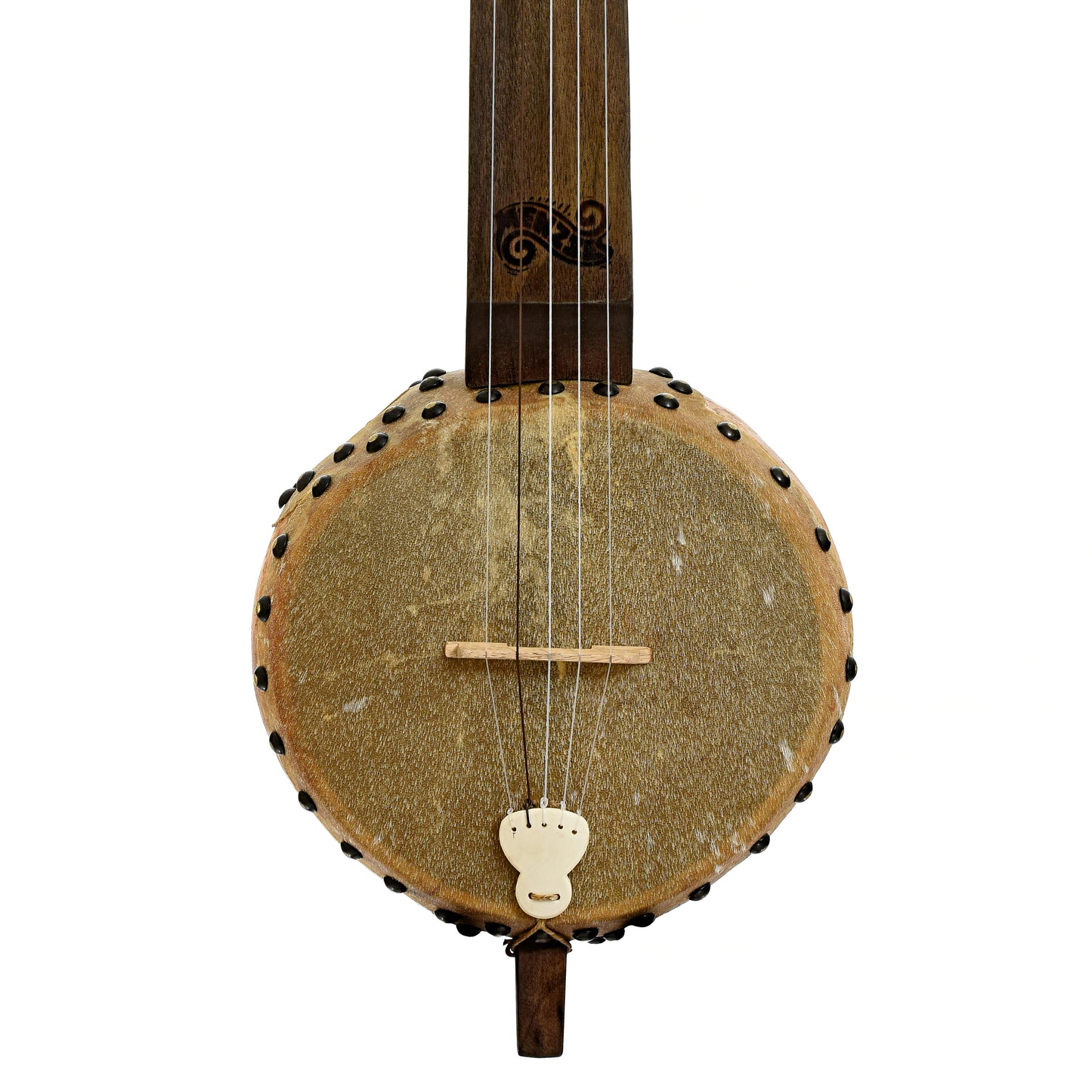 Front of Menzies Fretless Gourd Banjo #589