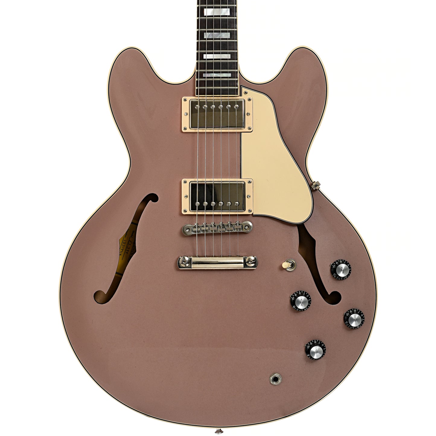 Front of Gibson Memphis Limited Run ES-335 Big Block Retro (2017)