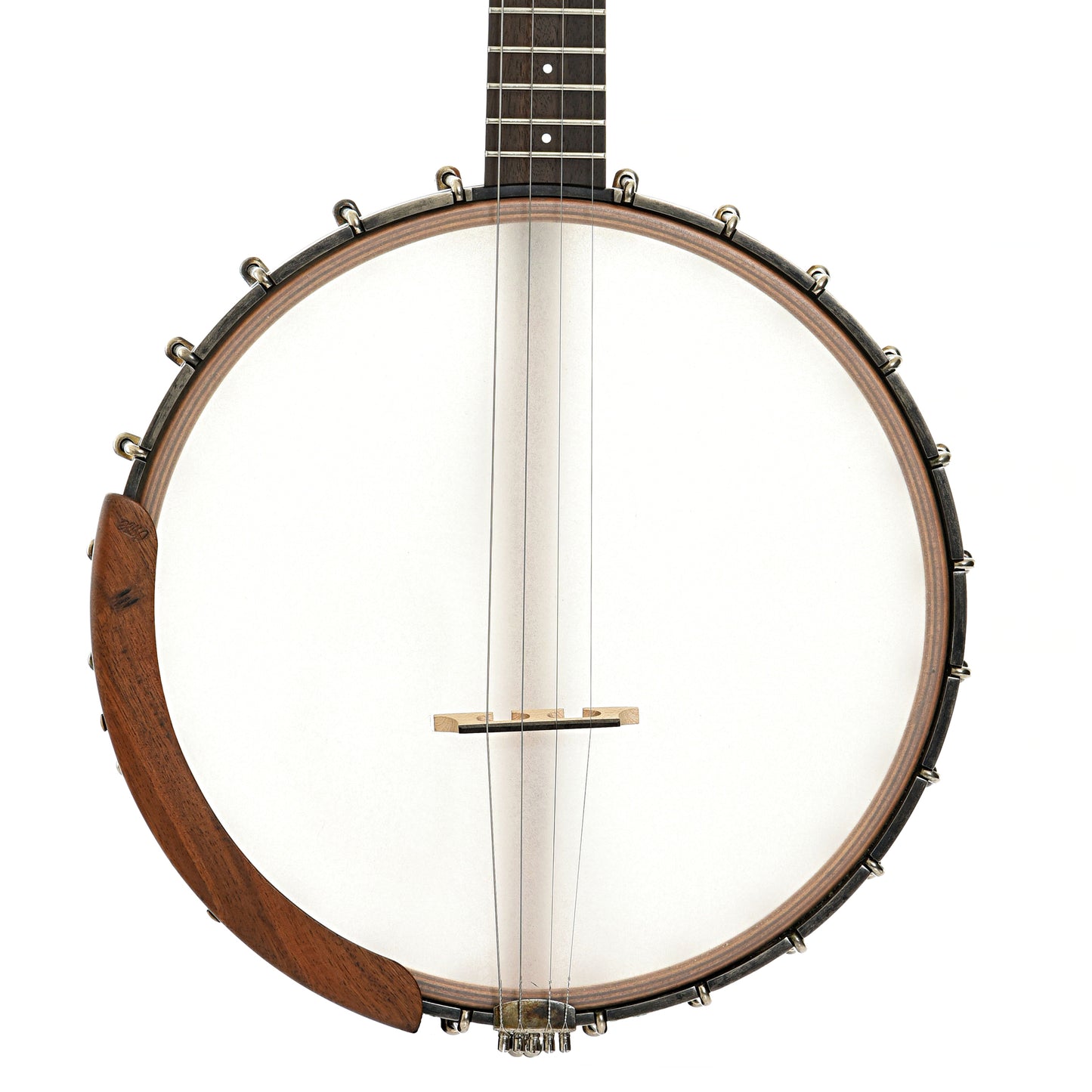 Front of Ode Magician 11" Tenor Banjo