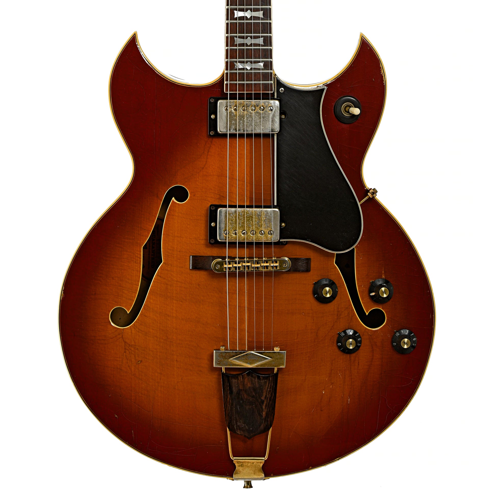 Front of Gibson Barney Kessel Custom Hollowbody Electric Guitar