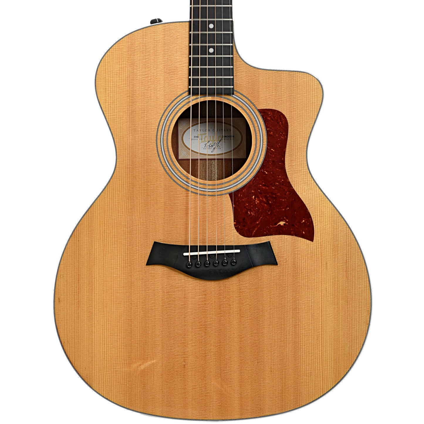 Front of Taylor 214ce Walnut Acoustic-Electric Guitar (2015)