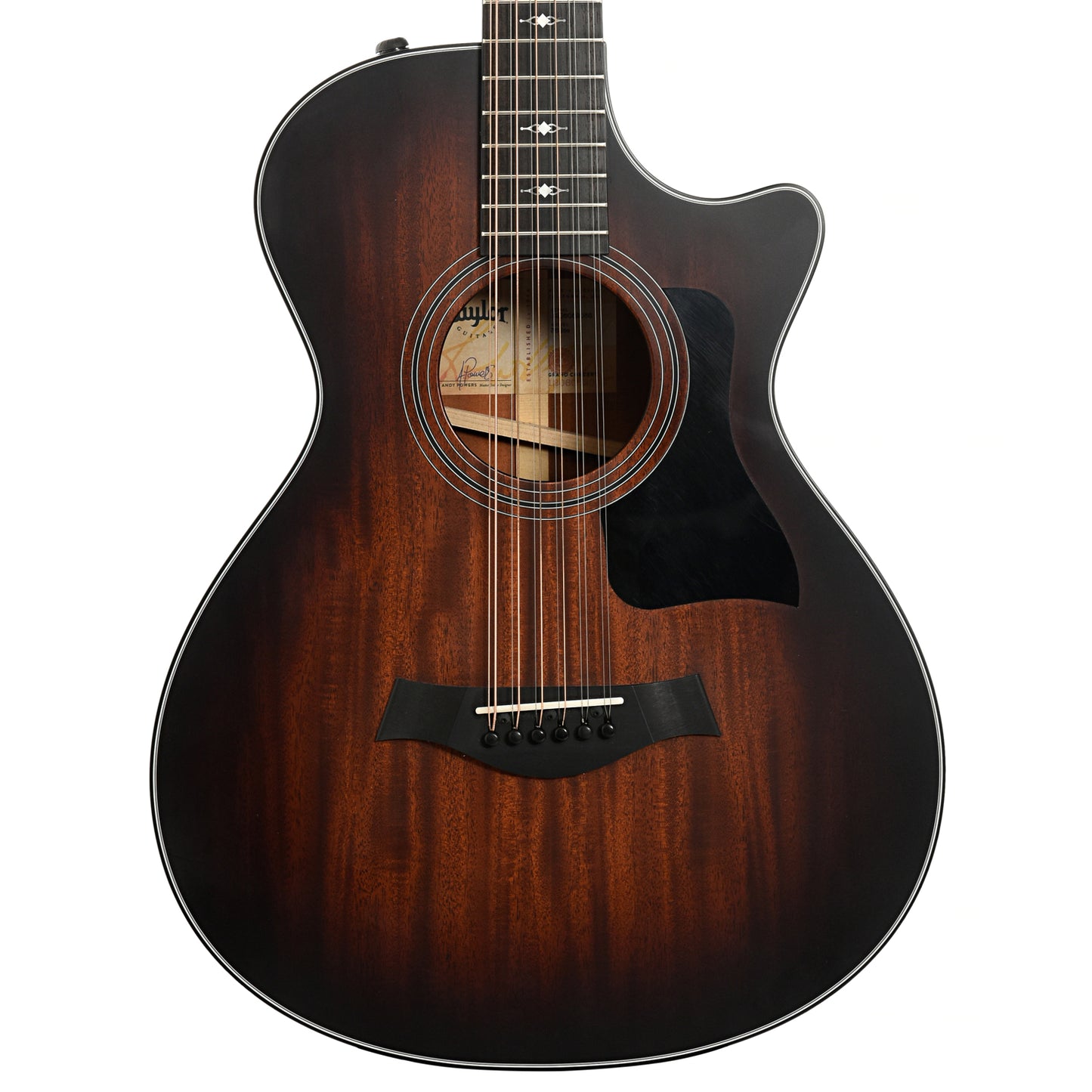 Front of Taylor 362ce 12-String Acoustic-Electric Guitar 