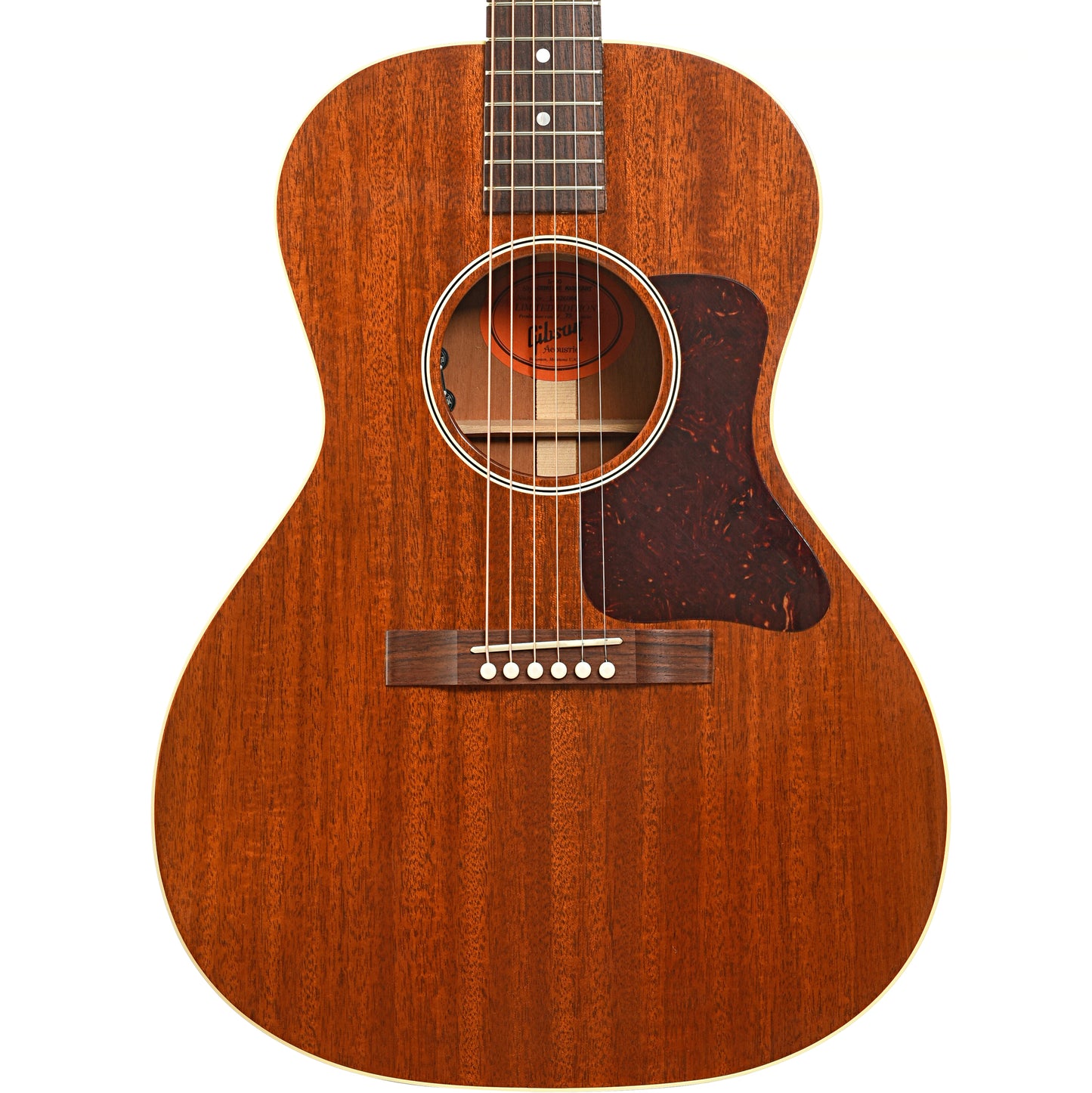 Front of Gibson Genuine Mahogany Limited Acoustic-Electric Guitar (2016)