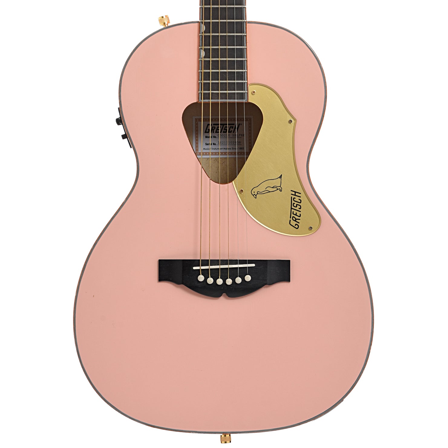 Front of Gretsch G5021E Rancher Penguin Parlor Acoustic-Electric Guitar (2021)