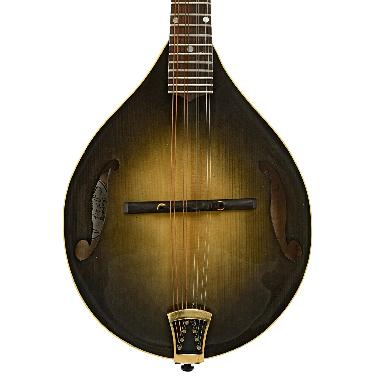 Front of Ken Ratcliff Silverangel A-Style Mandolin 