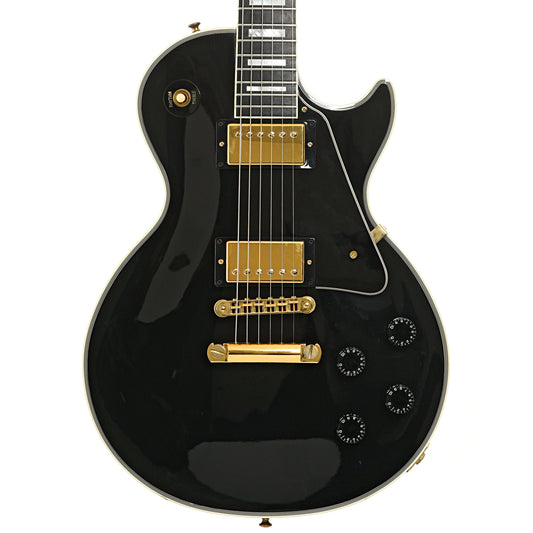 Front of Gibson Les Paul Custom Electric Guitar