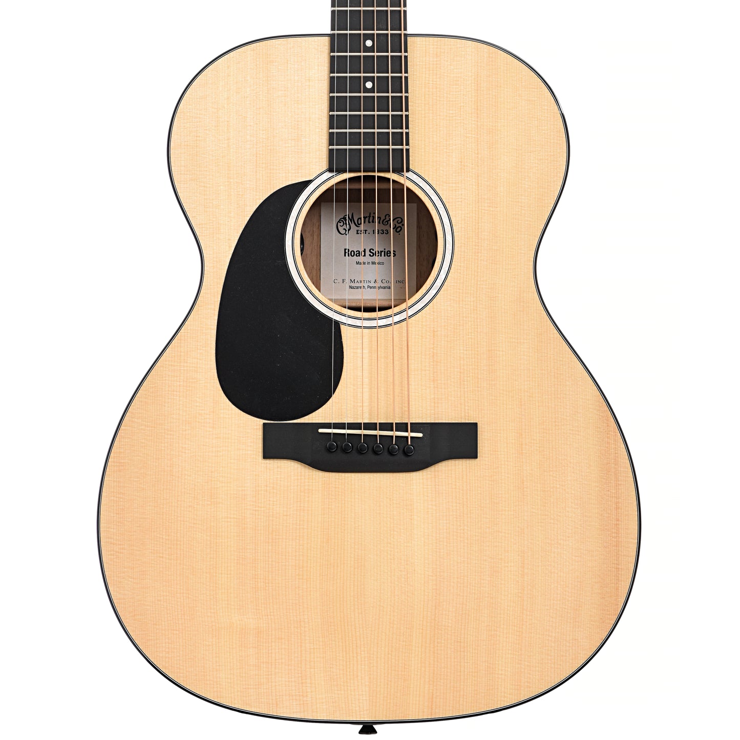 Front of Martin 000-12EL Koa Lefthanded