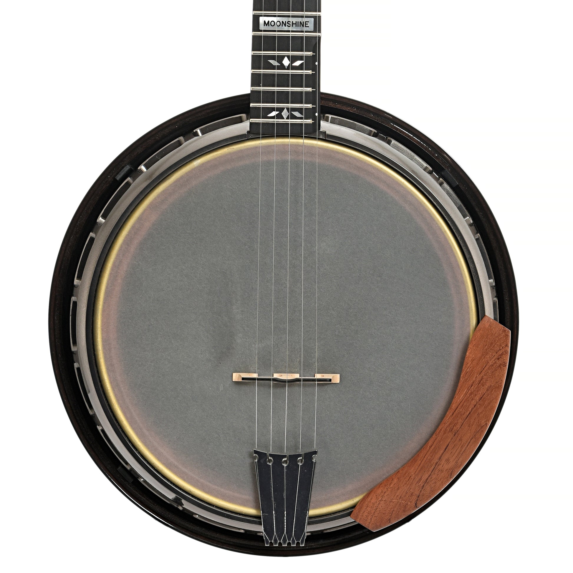 Front of Nechville Moonshine Custom LH Resonator Banjo (2020)