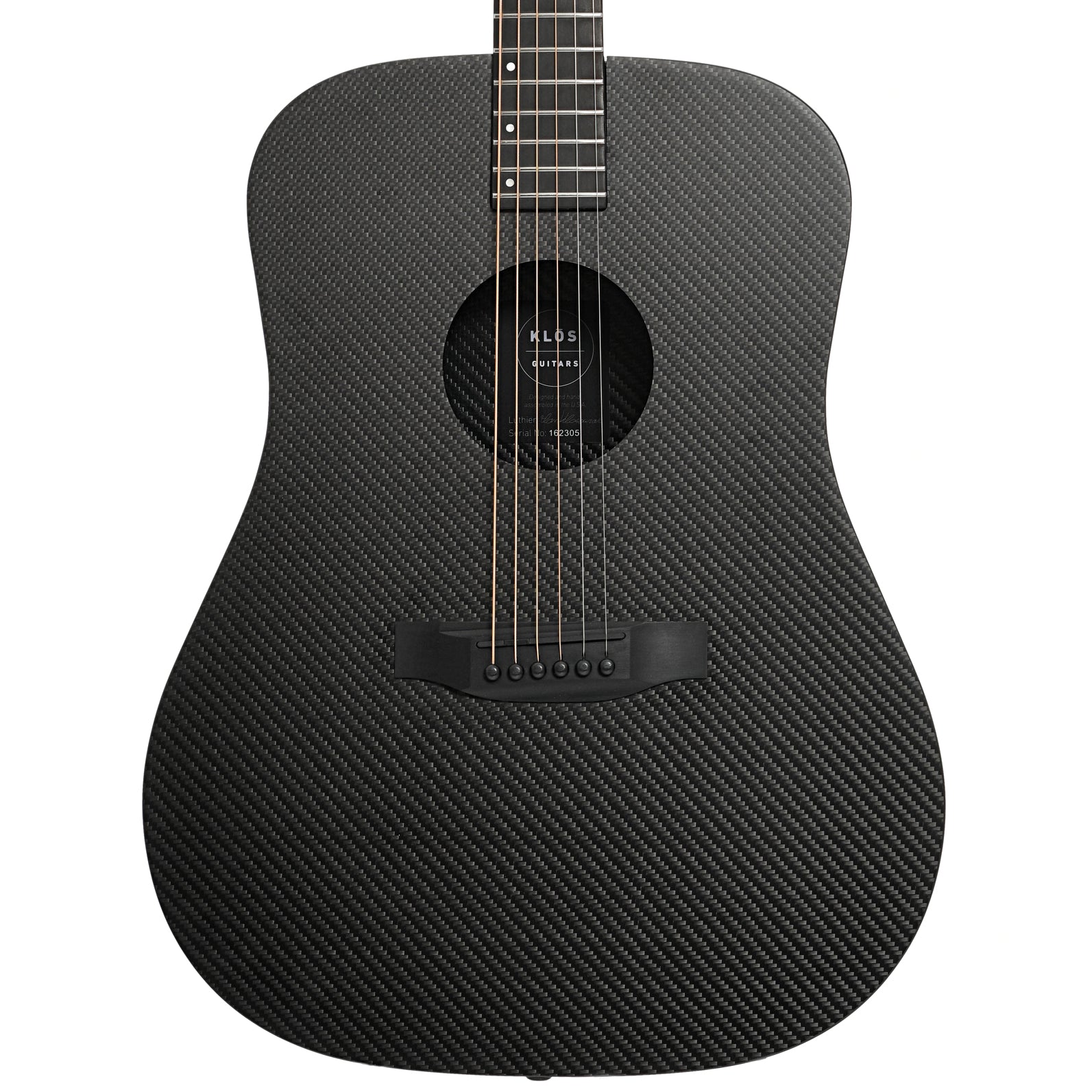 KLOS Guitars Full Carbon Dreadnought Acoustic Electric Guitar Elderly Instruments