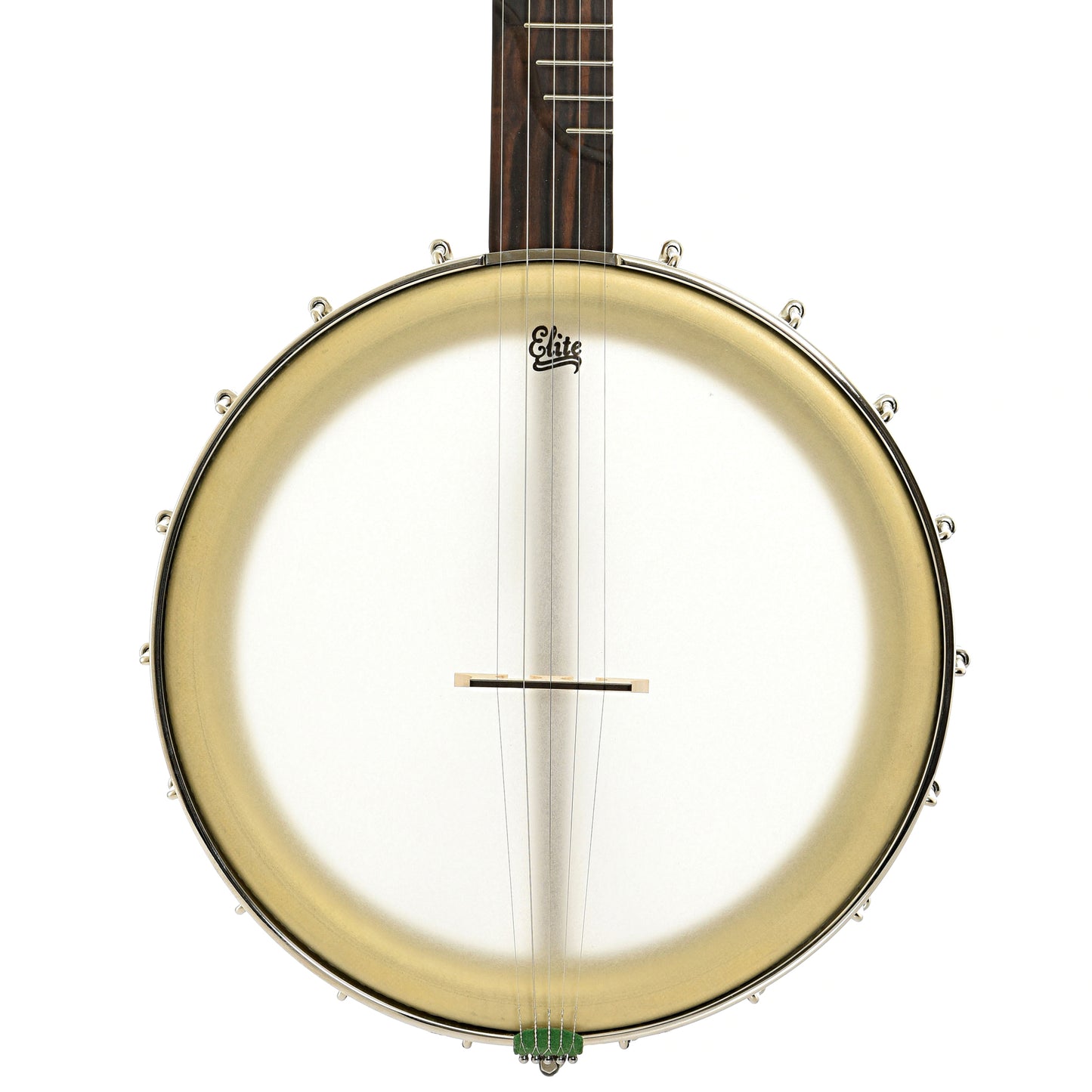 front of Chuck Lee Cottonwood Openback Banjo #862, 12" Rim, Dobson Tone Ring