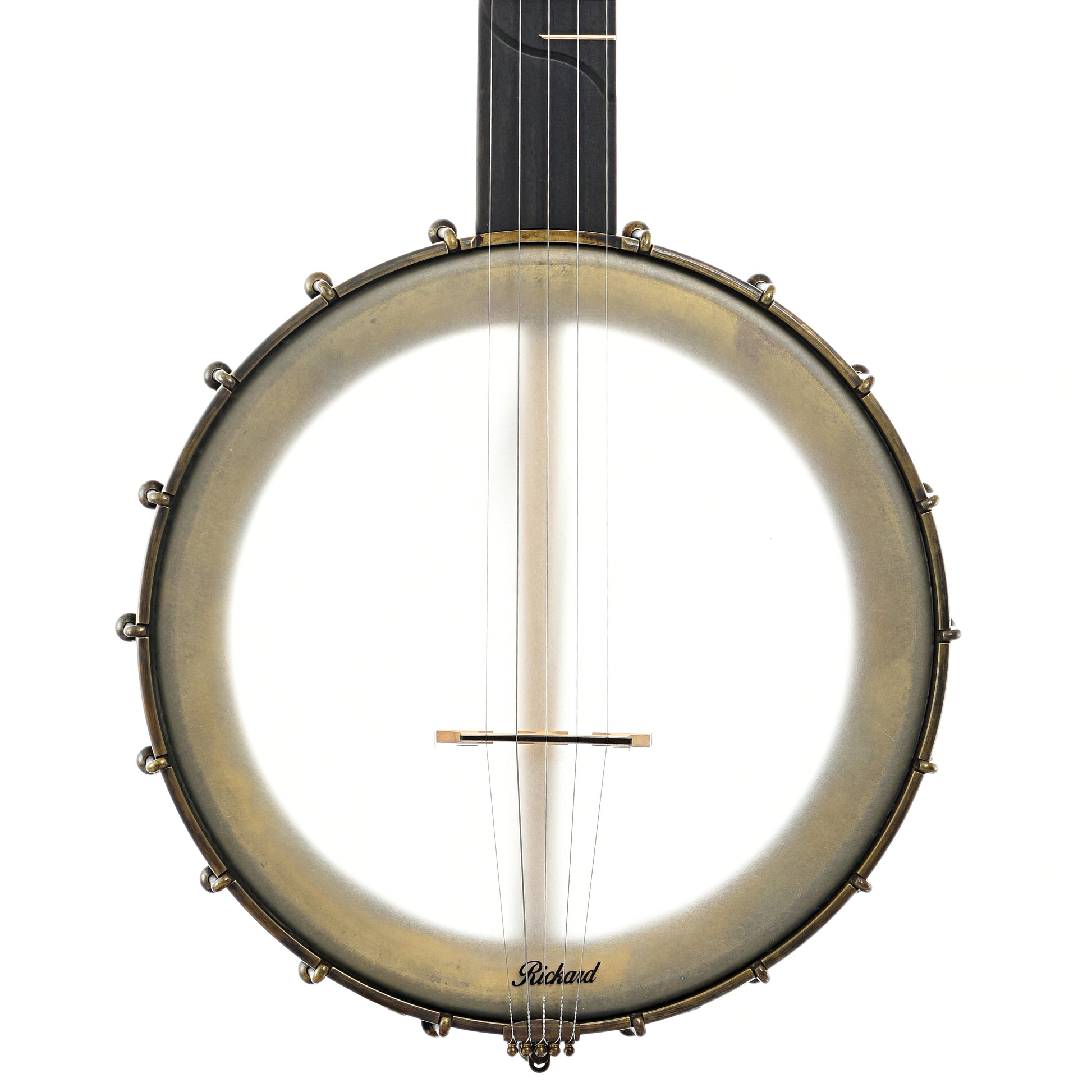 Front of Rickard Maple Ridge 11" Open Back Banjo (2020)