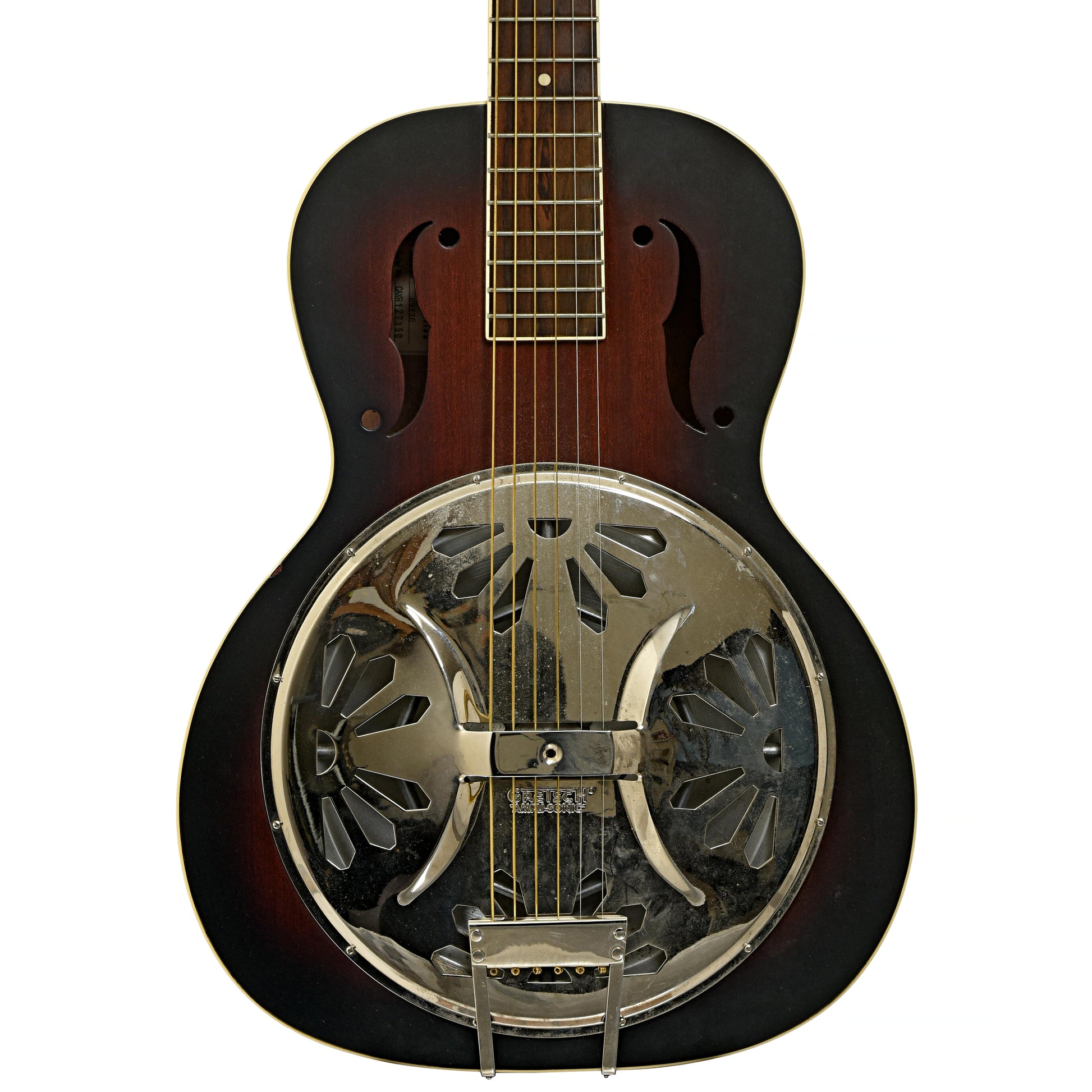 Front of Gretsch G9220 Bobtail Deluxe Resonator Guitar