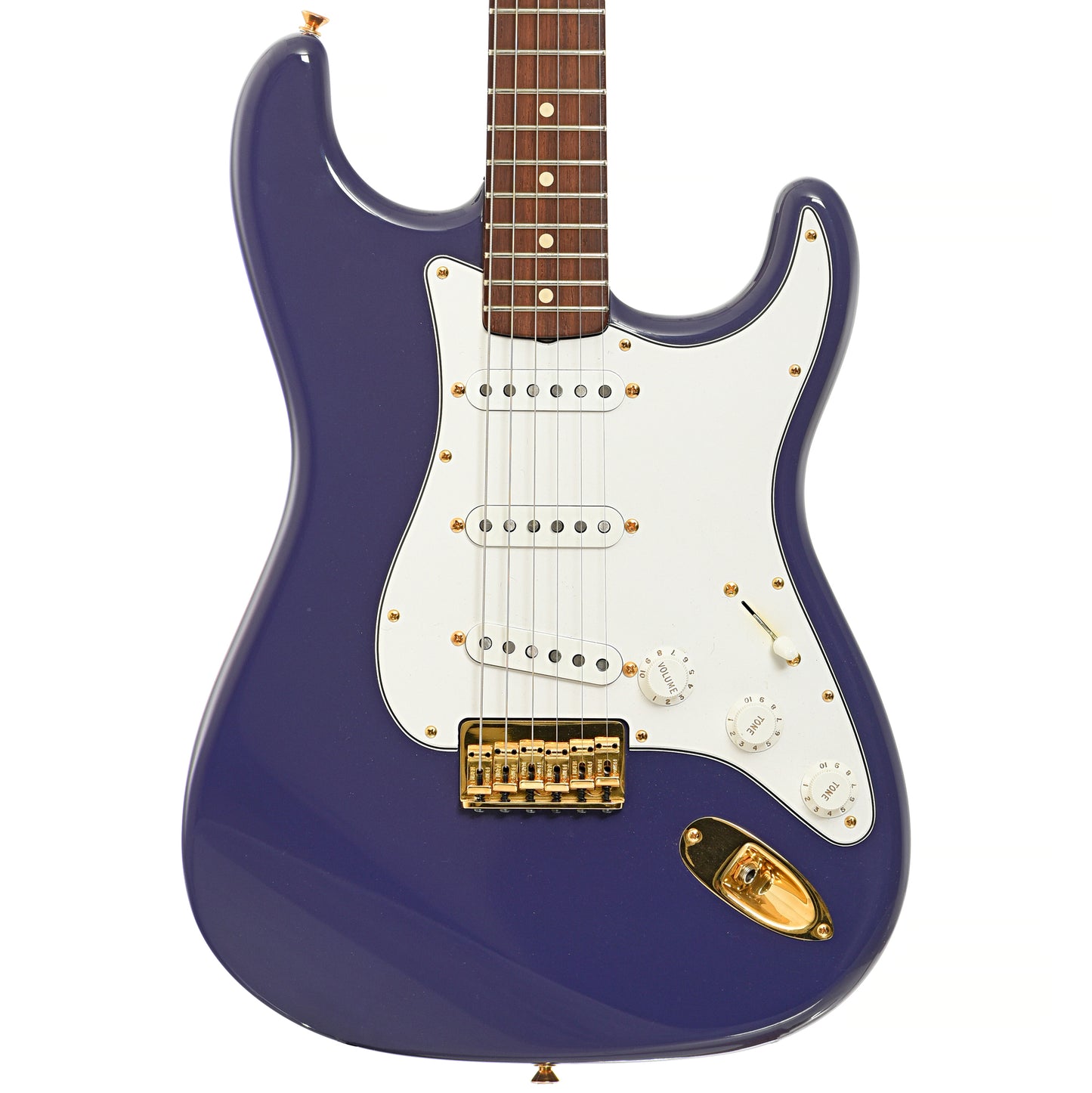 Front of Fender Custom Shop Robert Cray Signature Stratocaster Electric Guitar (2010)