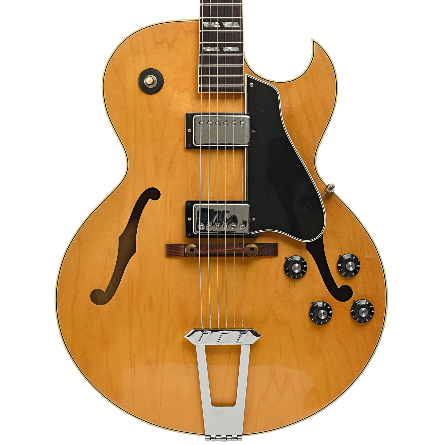 Front of Gibson ES-175D Hollowbody Electric Guitar (1976)