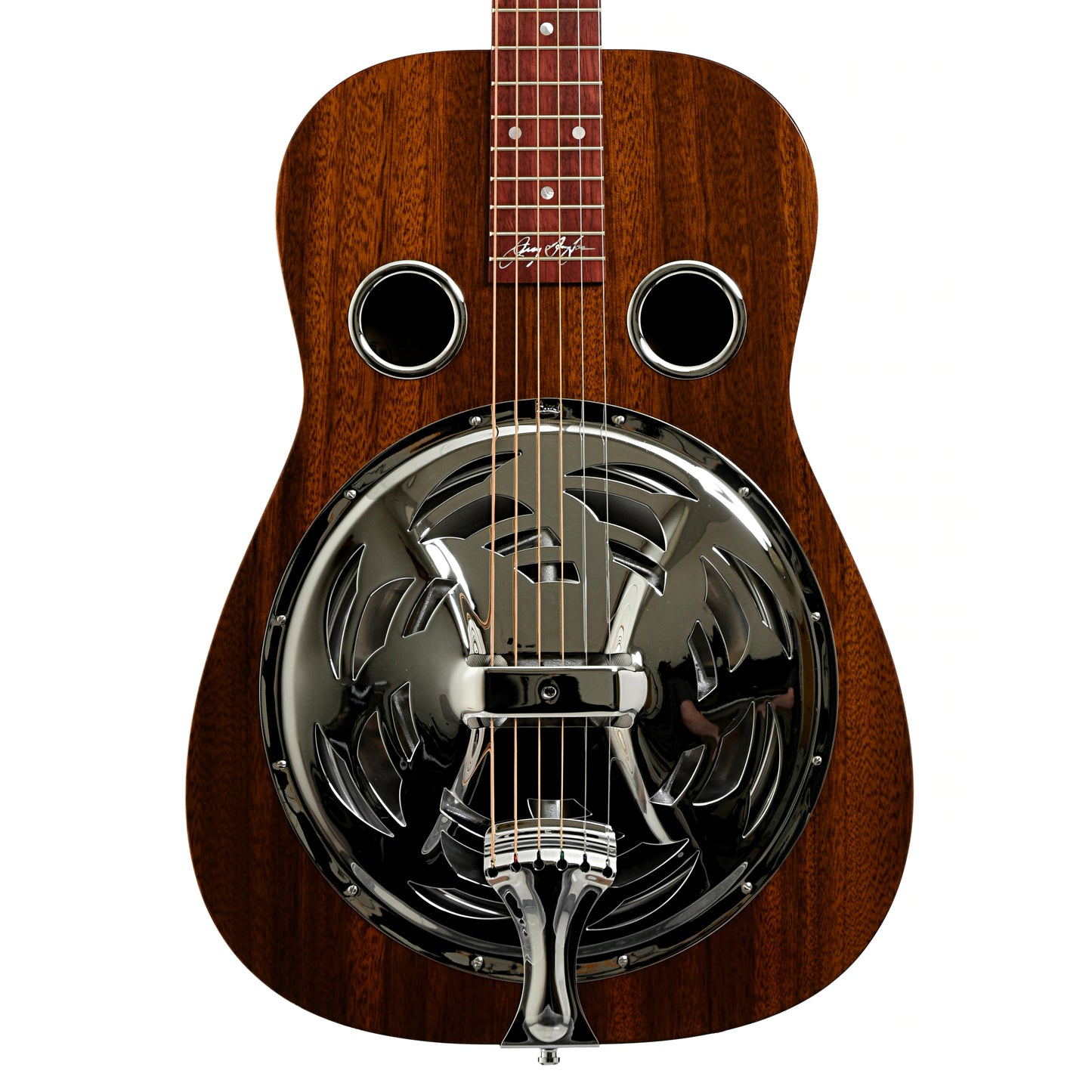 Front of Beard Jerry Douglas Brown-Beard Squareneck Resonator Guitar