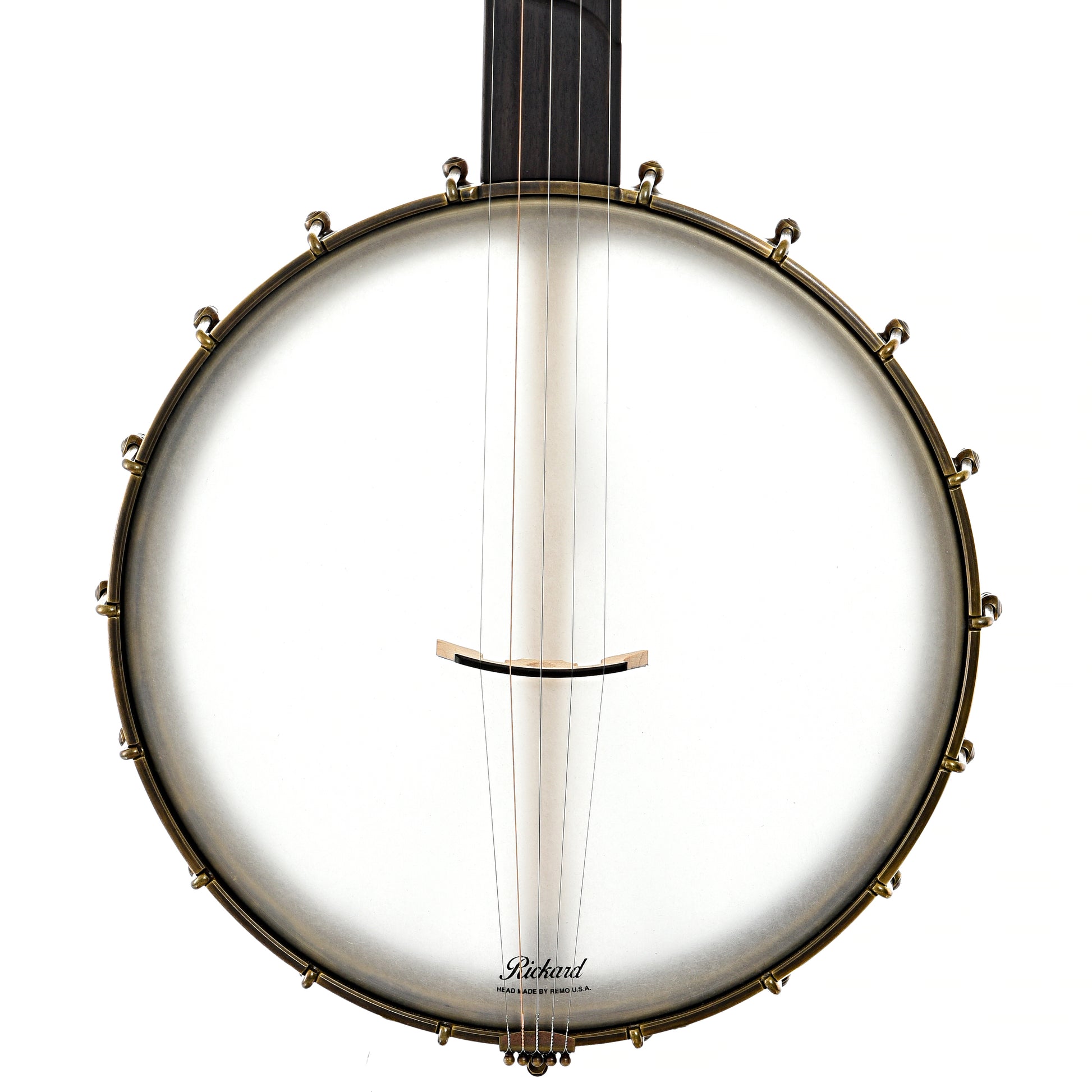 Front of Rickard Custom 12" Openback Banjo