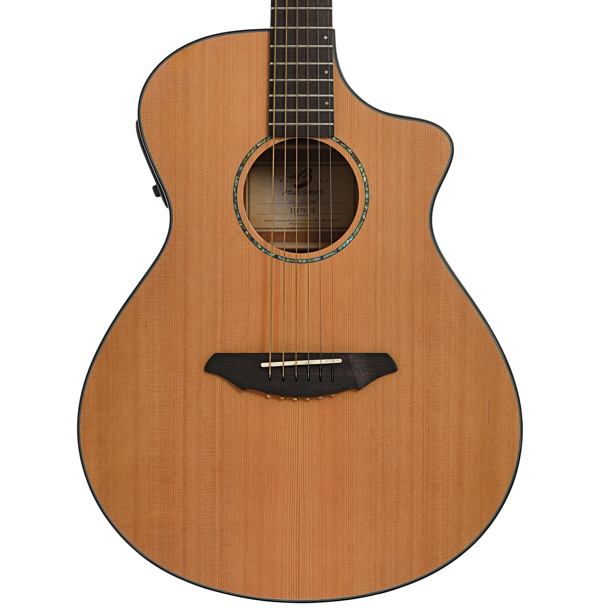 Front of Breedlove C350/Me