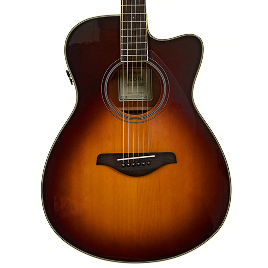 Front of Yamaha FSC-TA Acoustic Guitar 