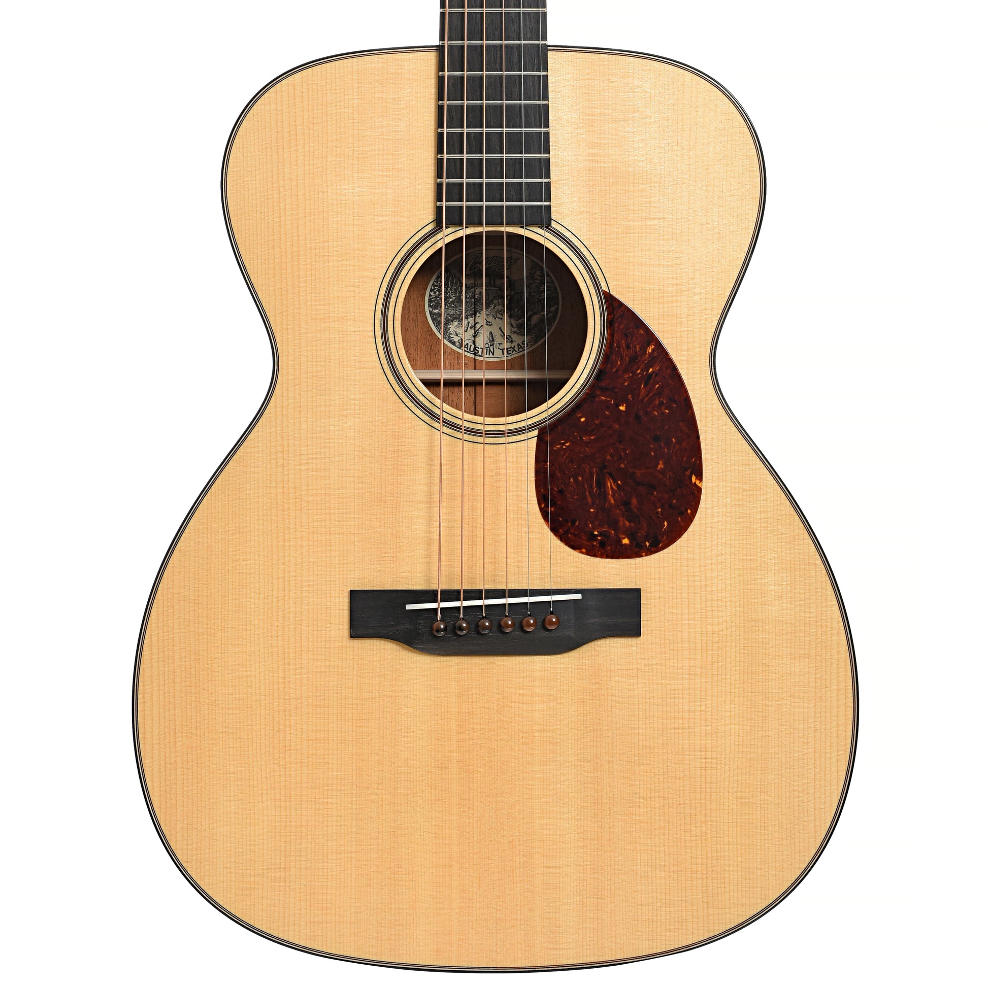 Front of Collings OM1T Traditional Series Acoustic Guitar