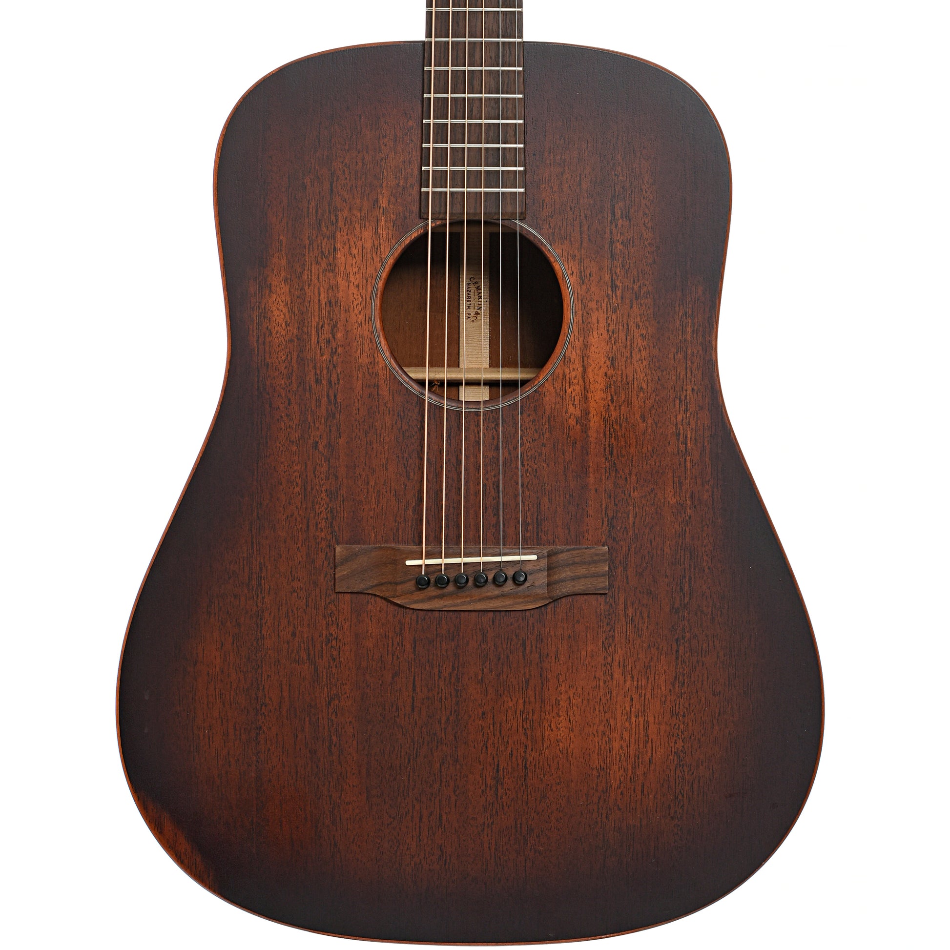 Front of Martin D-15M Streetmaster Acoustic Guitar (2019)