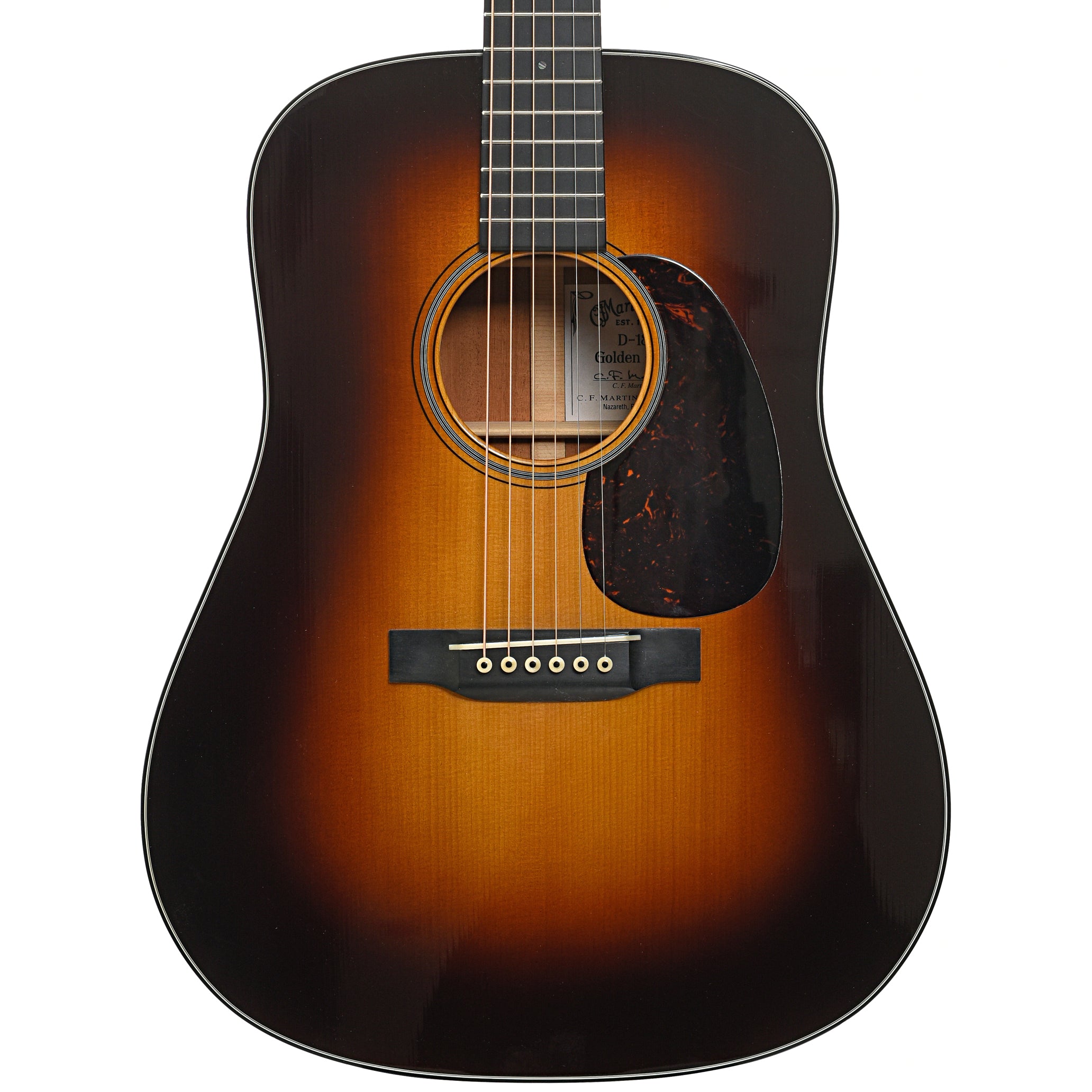 Martin D-18GE Sunburst Acoustic Guitar (2015) – Elderly Instruments