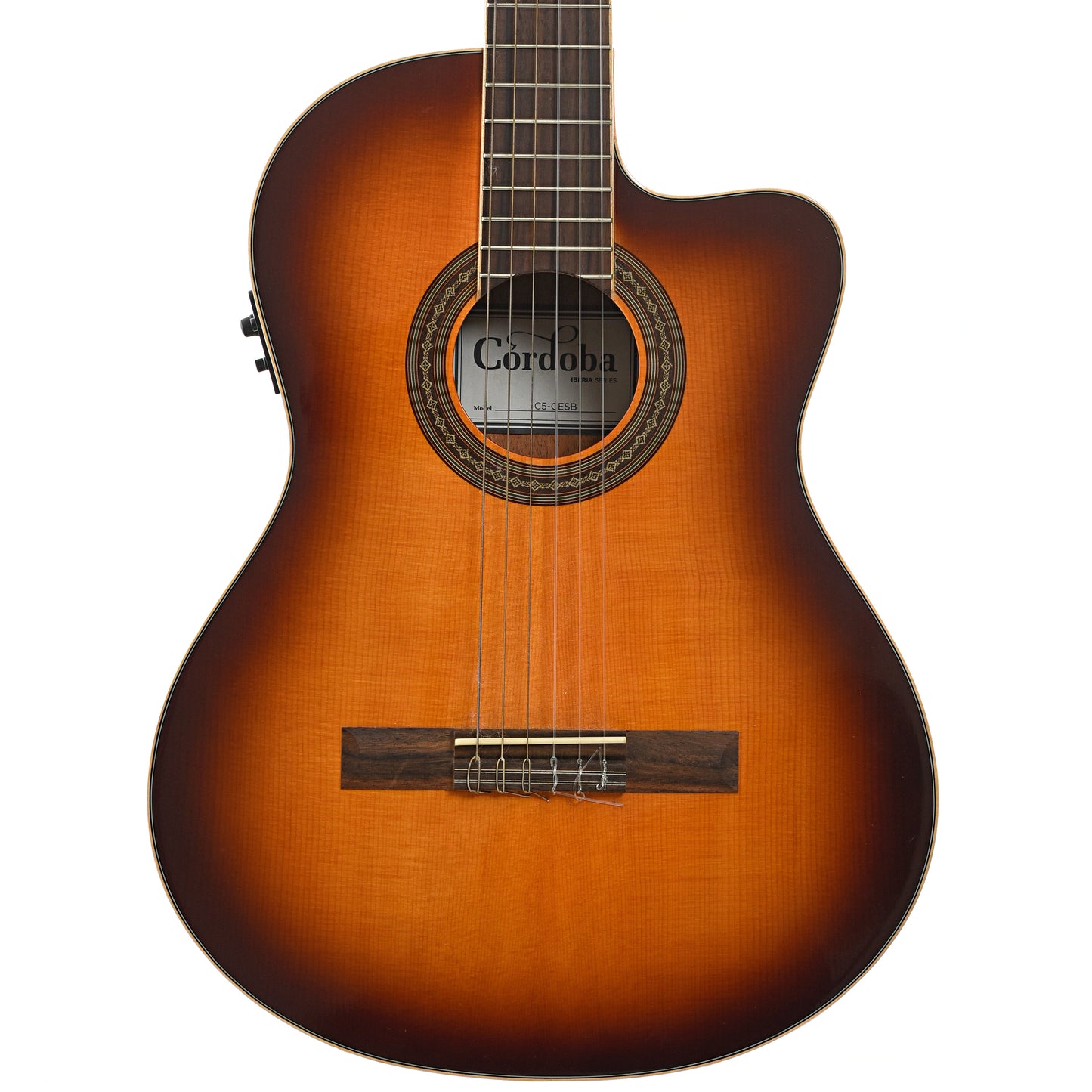 Front of Cordoba C5-CESB Classical Guitar