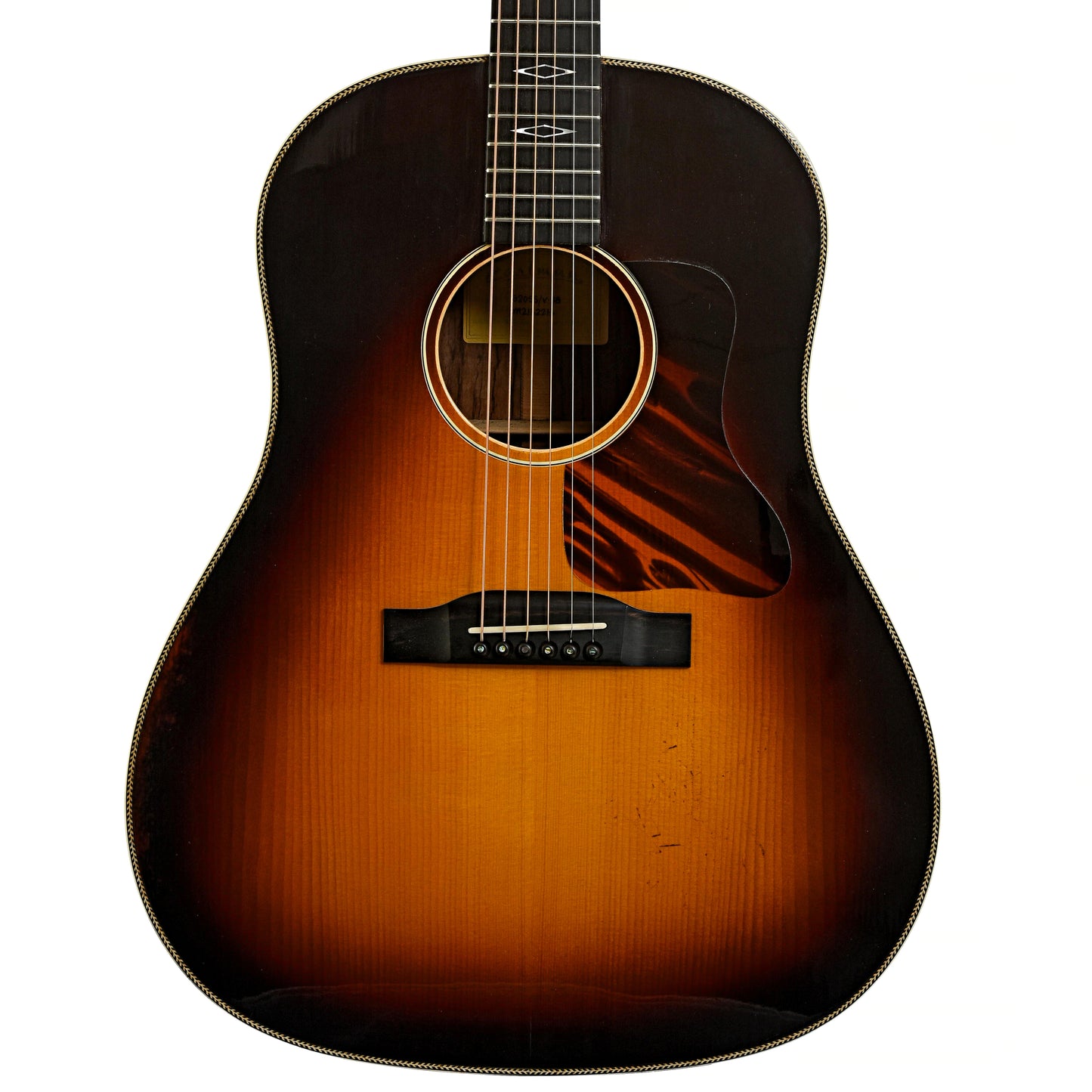 Front of Eastman E20SS/V SB Acoustic Guitar 