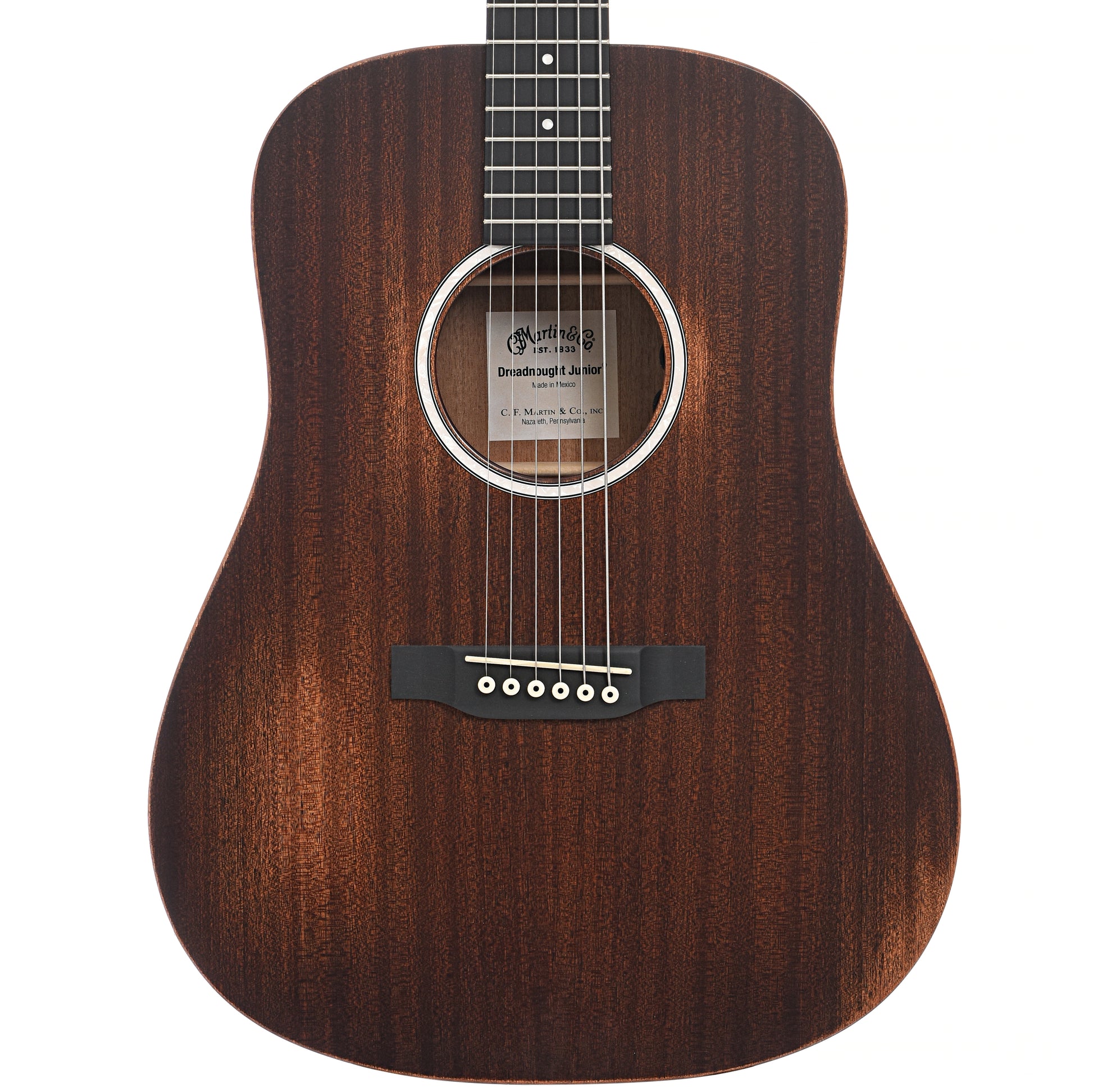 Front of Martin DJR-10E Streetmaster, Lefthanded Dreadnought Junior