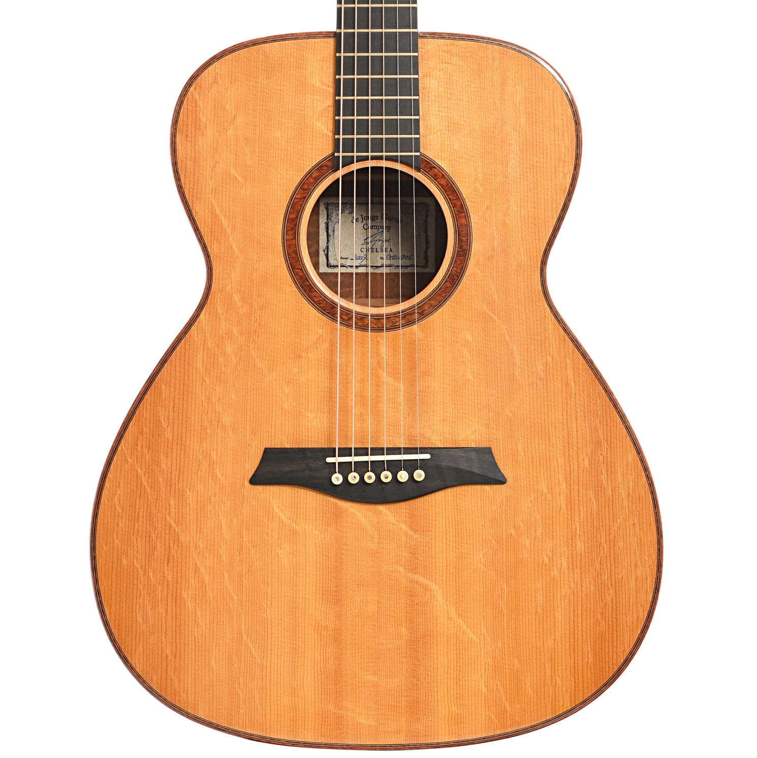 Front of Sergei de Jonge 000-Size Acoustic Guitar (2009)