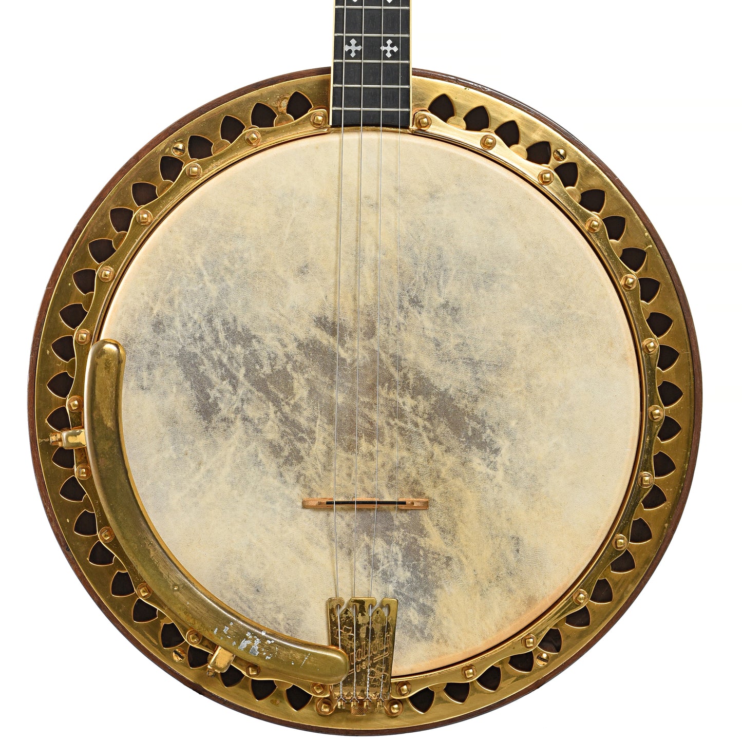 front of Ludwig Cort Deluxe Tenor Banjo (1920s)