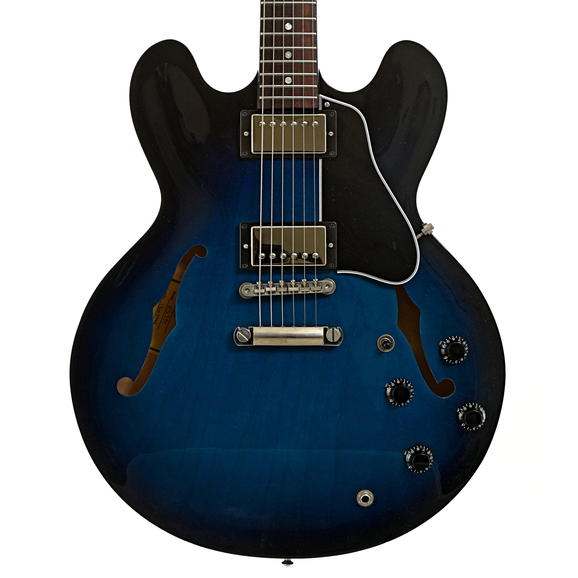 Front of Gibson ES-335 Hollowbody Electric Guitar 