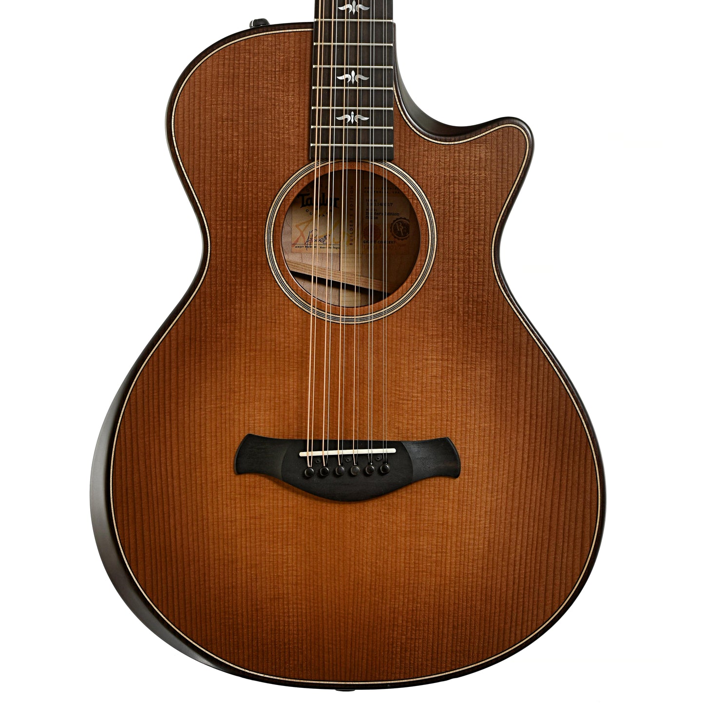 Front of Taylor 652CE 12 12-String Acoustic-Electric Guitar 